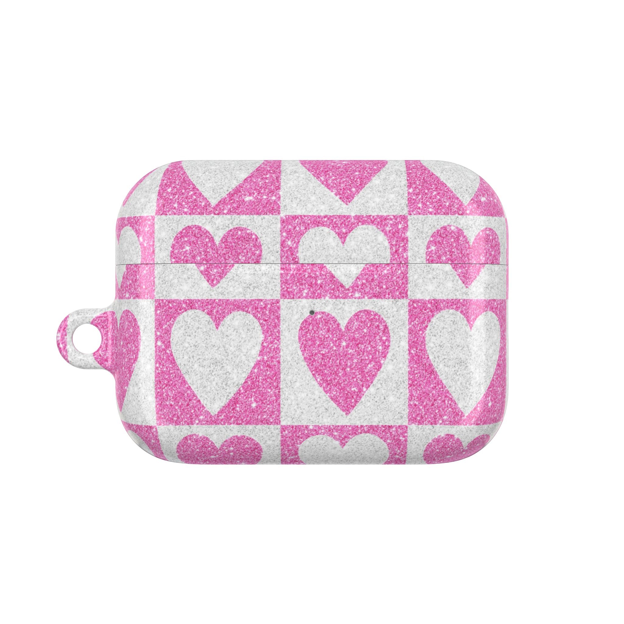 Kimalteleva Heartgrid - AirPods Case