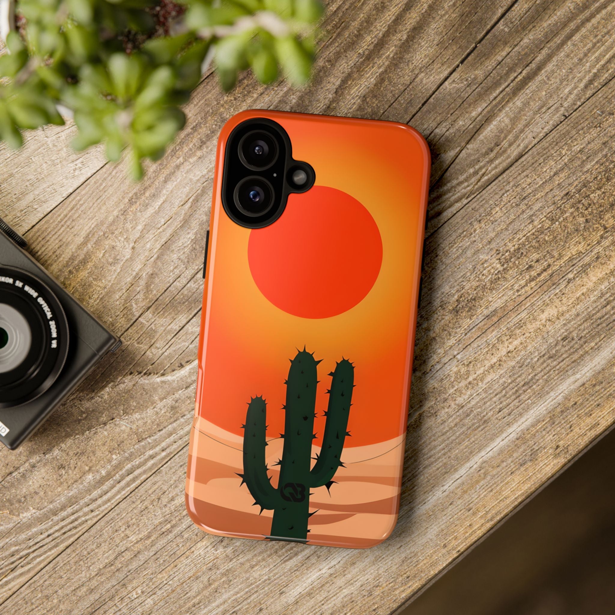 Scorched Saguaro Sunset · Tough Phone Case for iPhone