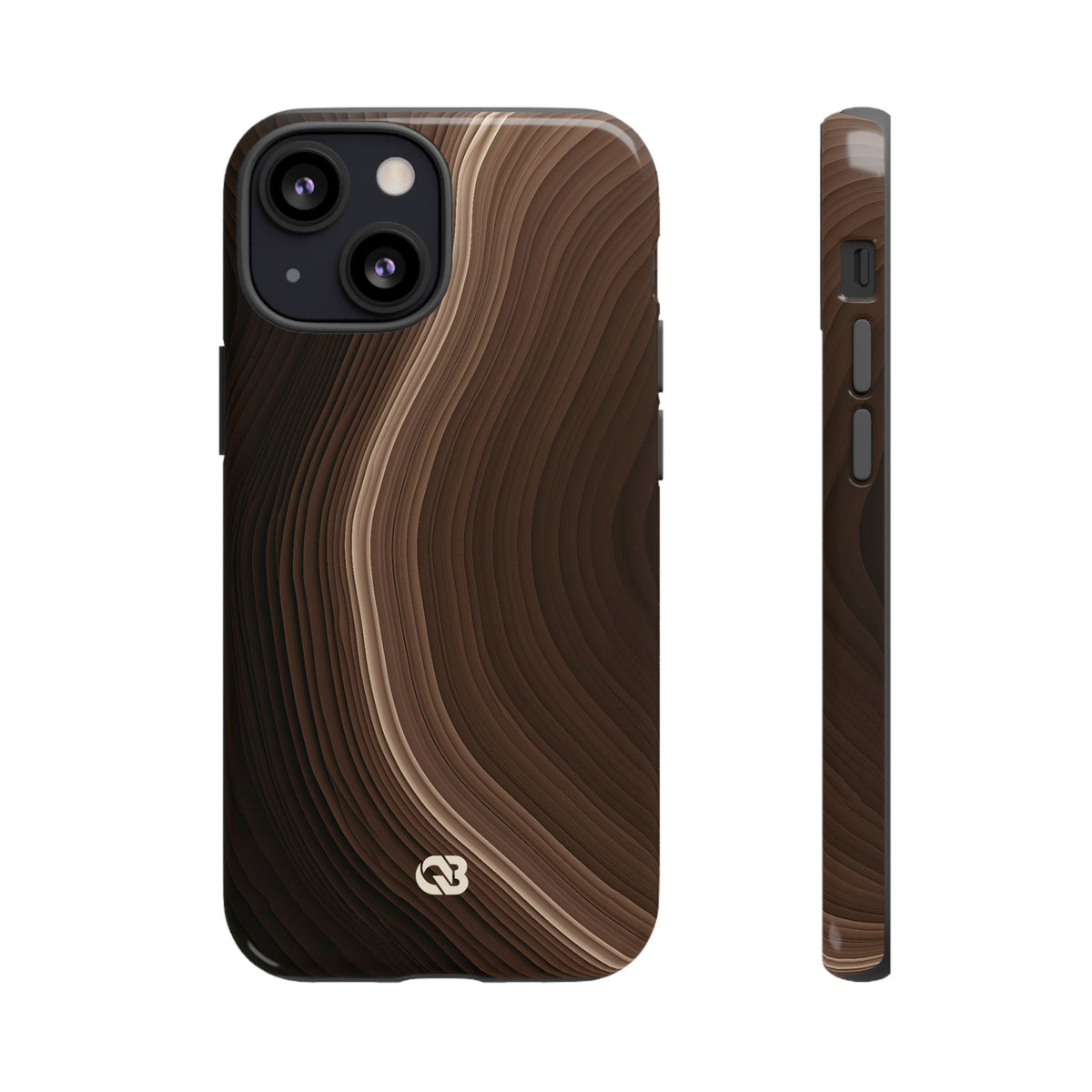 Umber Strata · Tough Phone Case for iPhone · Brown