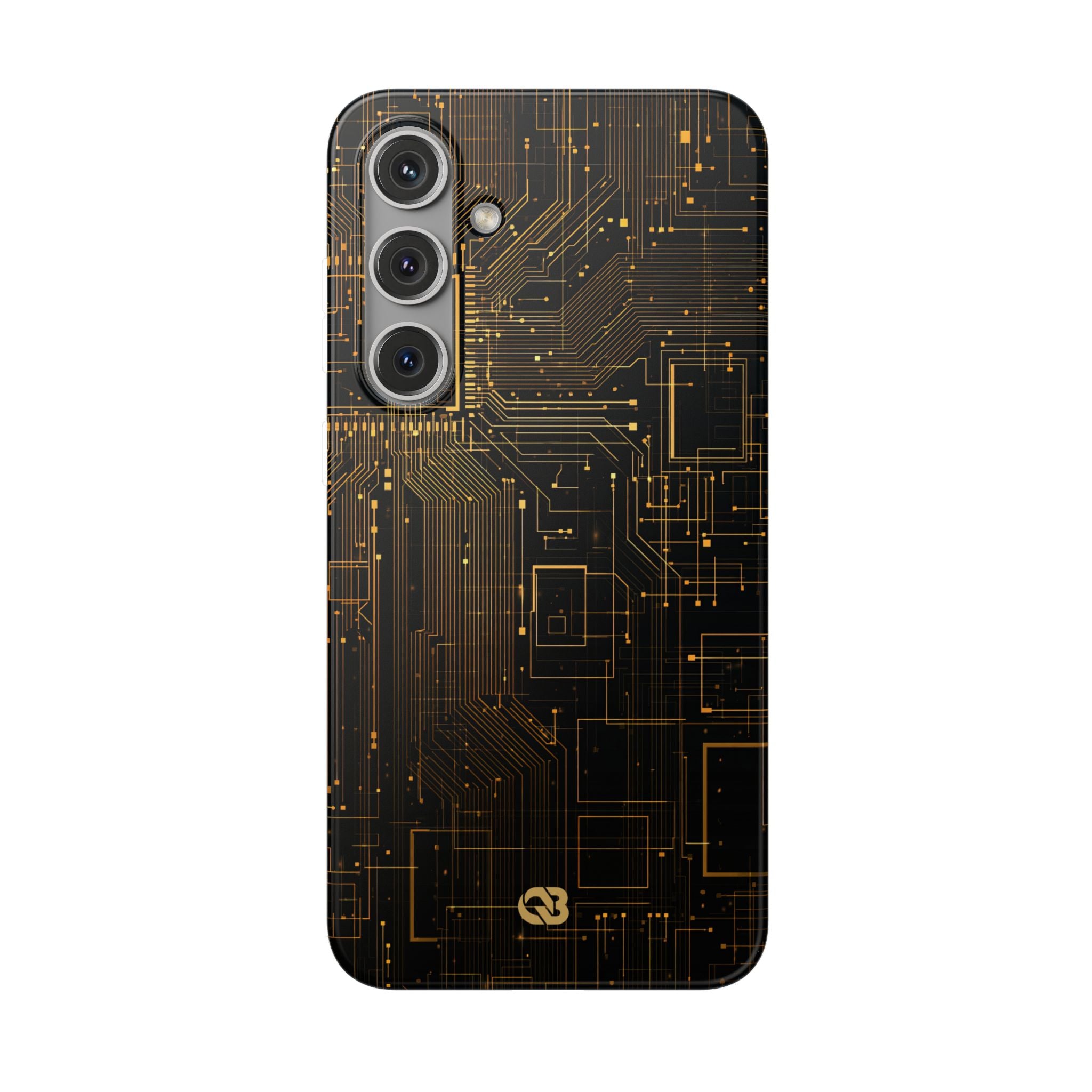 Gold Lite Phone Case for Samsung - Amber Core Mainframe