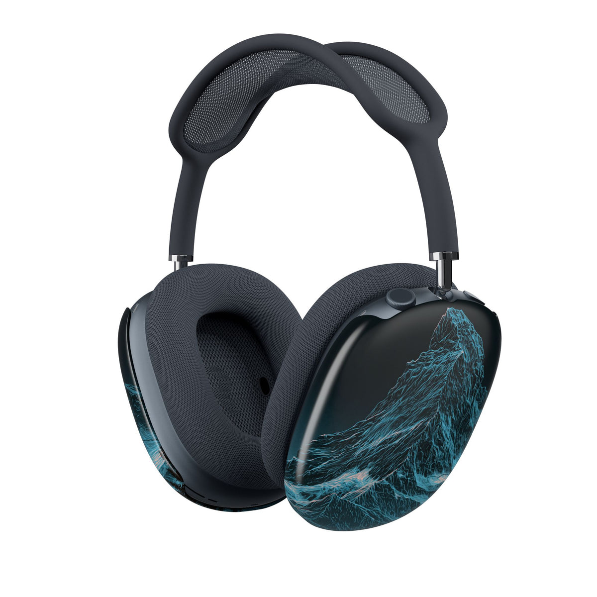 Glacial Alpine Peak · Hard Case for AirPods Max · Blue