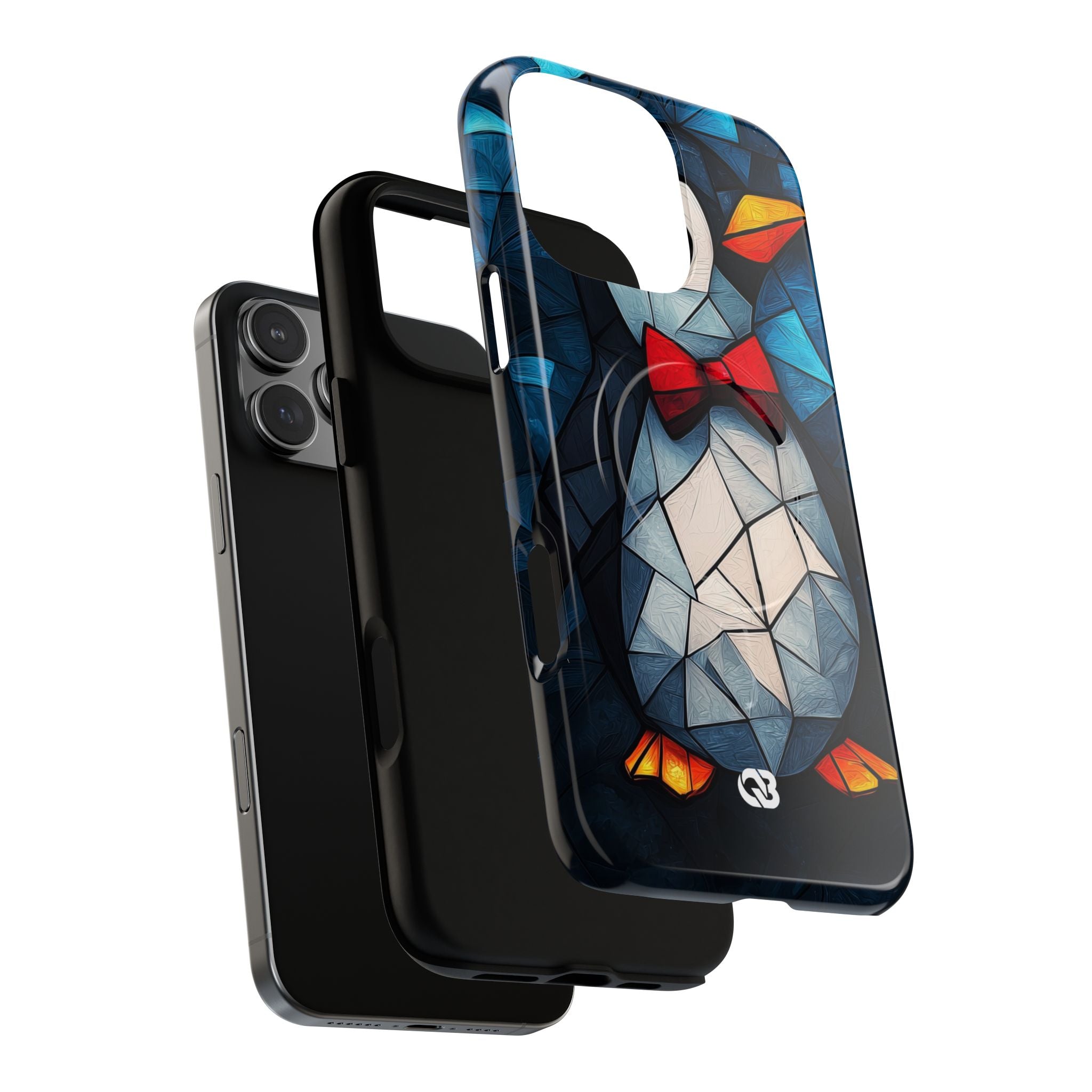 Mosaic Bowtie Penguin · Tough+ Phone Case for iPhone · Magsafe