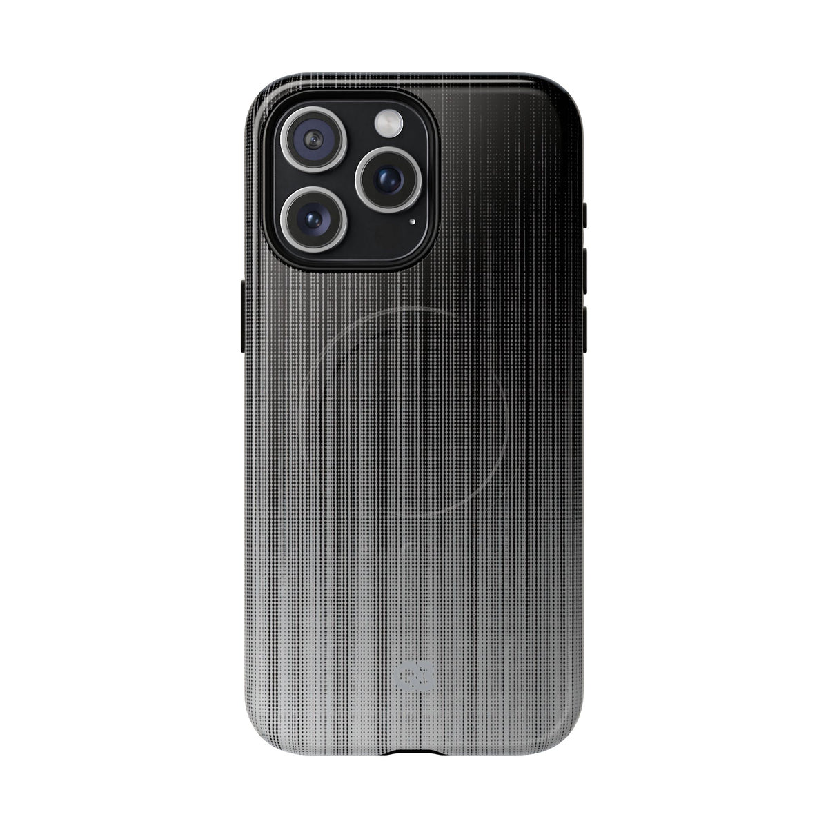 Grey Tough 2.0 Magsafe Phone Case for iPhone - Static Vertical Dither
