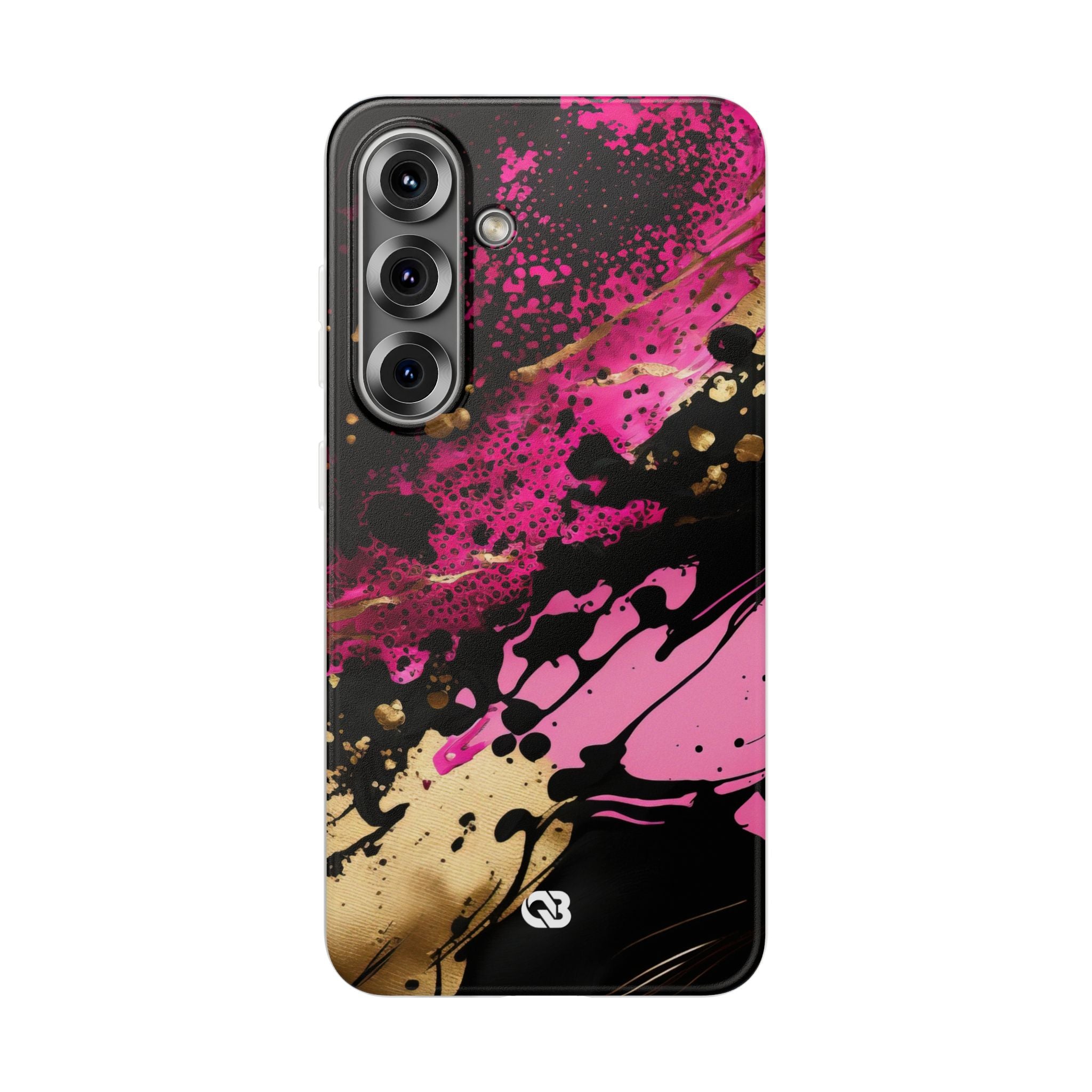 Magenta Liquid Gold · Soft Handyhülle für Samsung