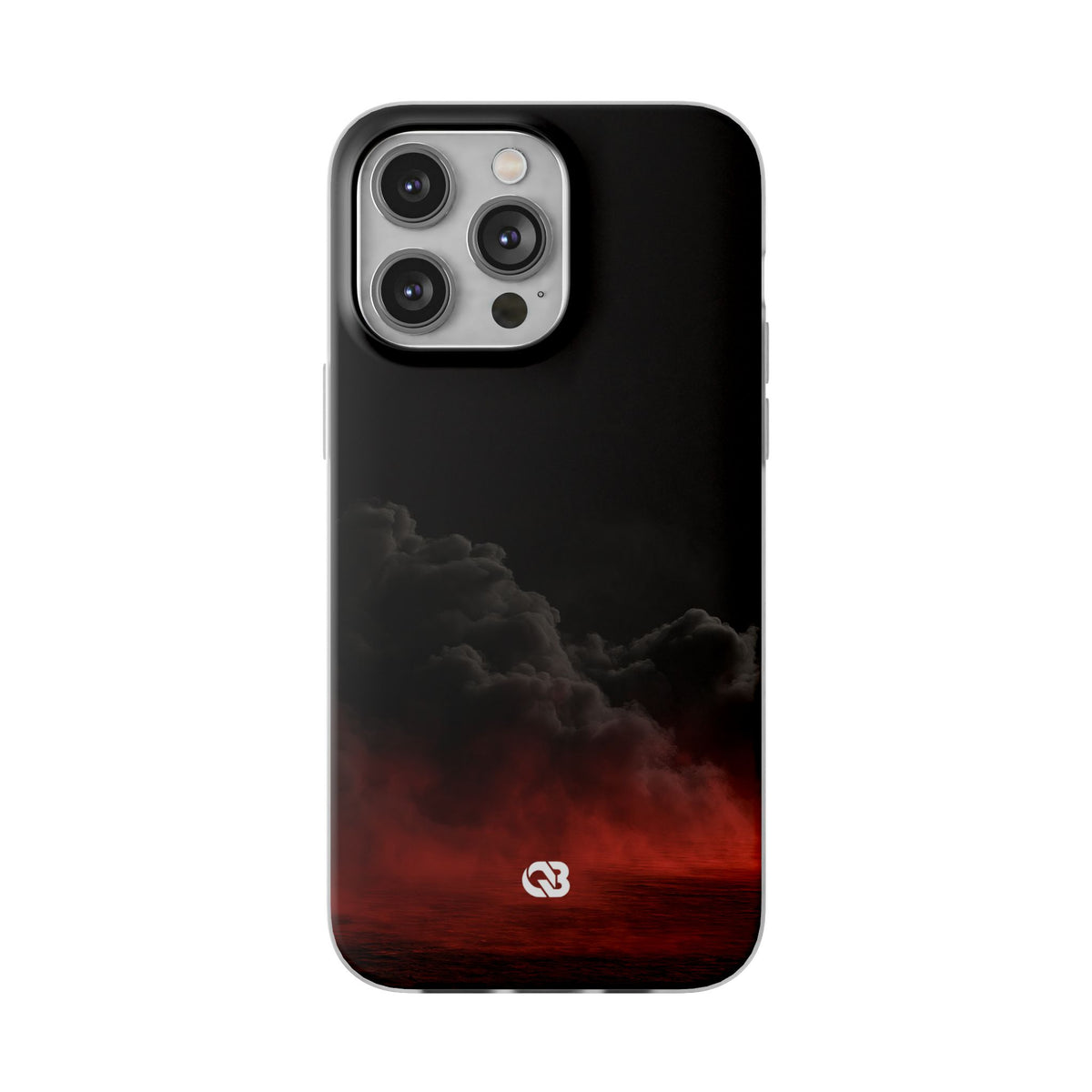 Crimson Fog Void · Lite Phone Case for iPhone · Black
