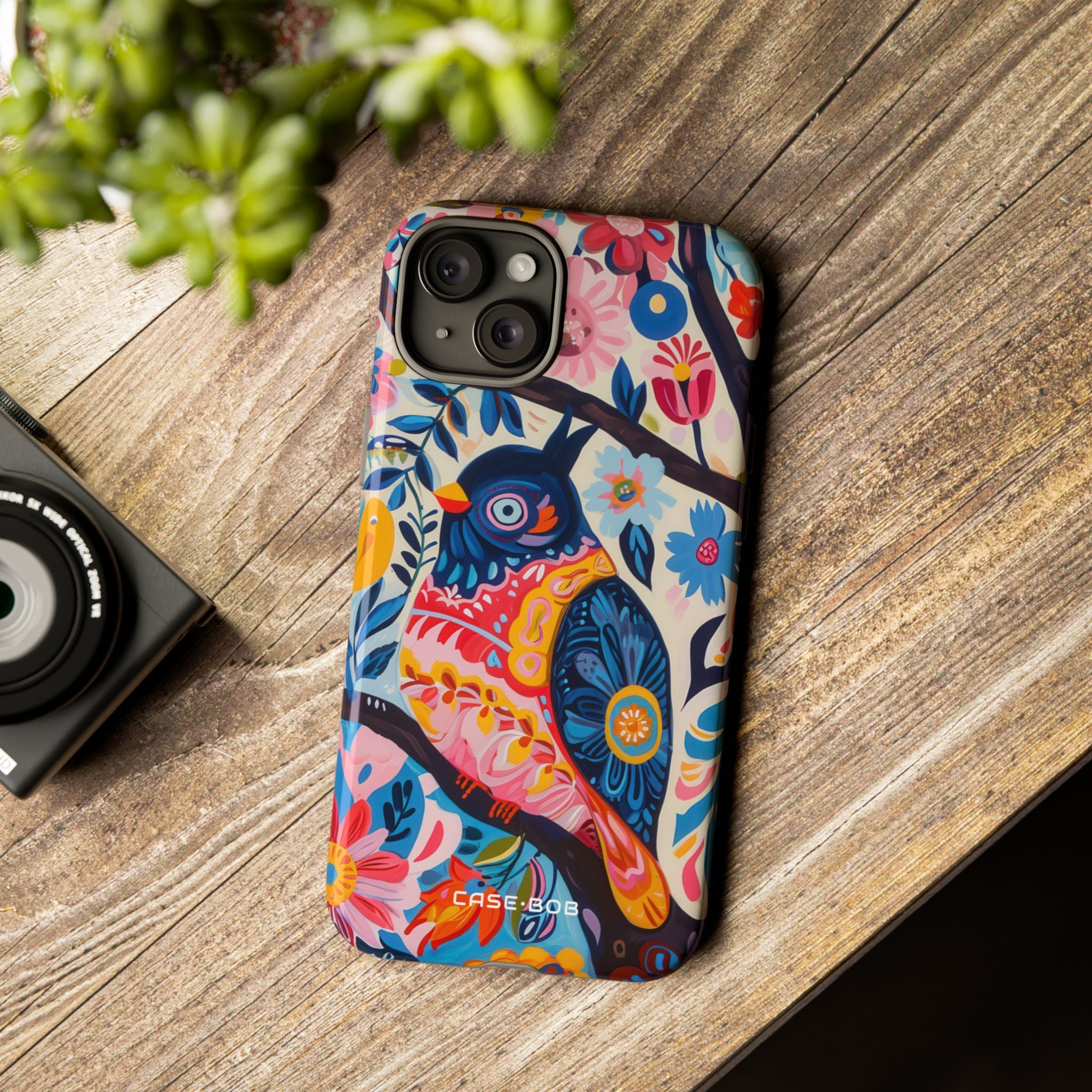 Owl Bloom iPhone 15 Plus Case - Tough
