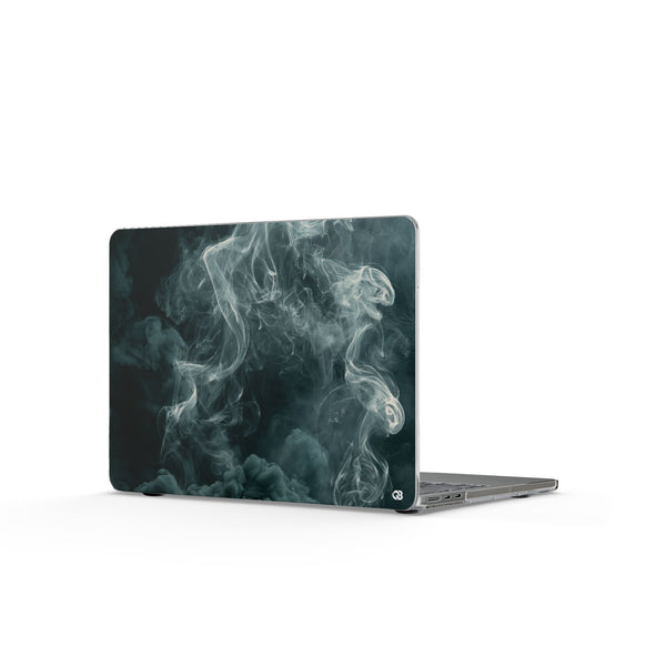 Luminescent Vapor Drift · Clear Hard Case for MacBook · Teal