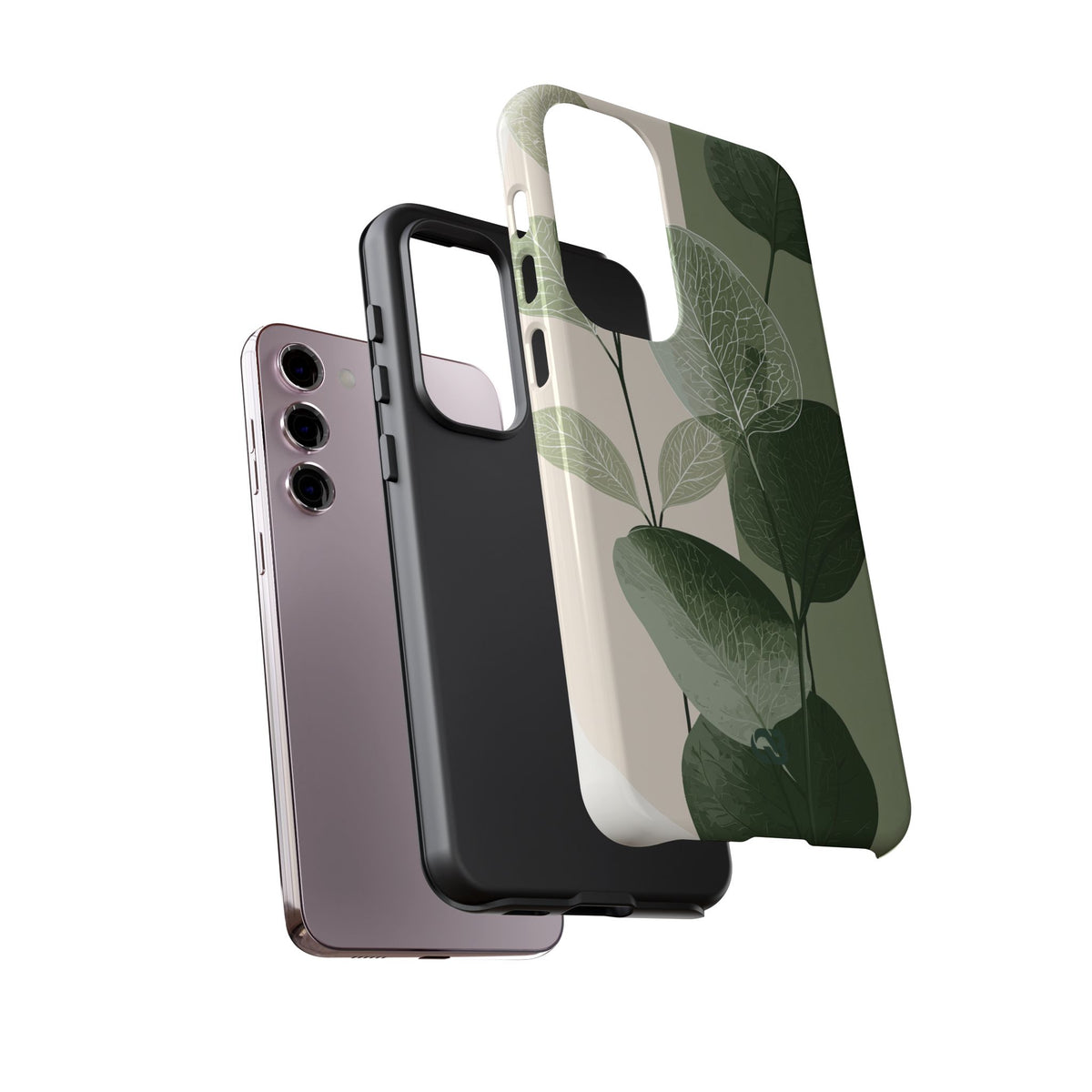 Layered Eucalyptus Study · Tough Phone Case for Samsung · Green