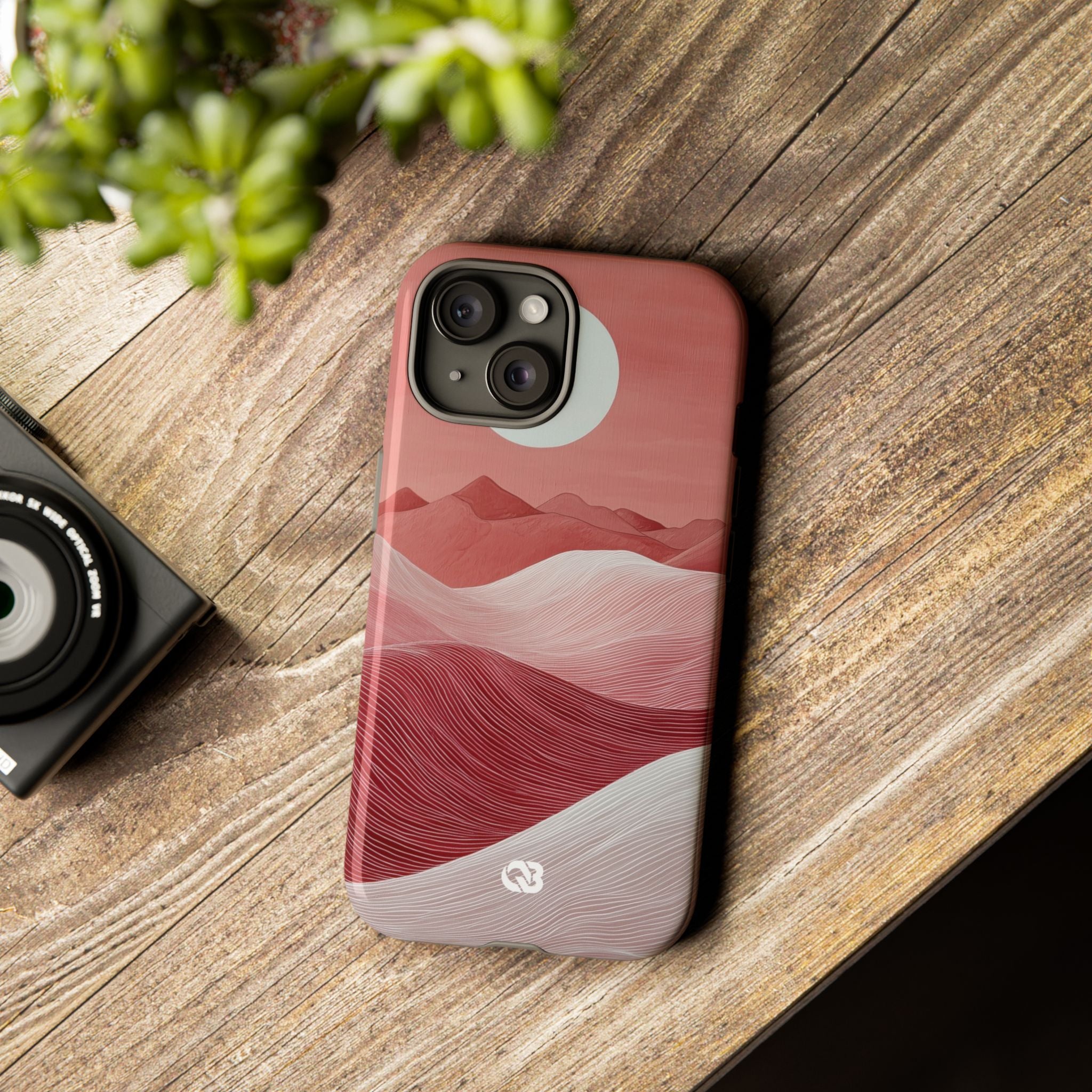 Crimson Dune Horizon · Tough Phone Case for iPhone