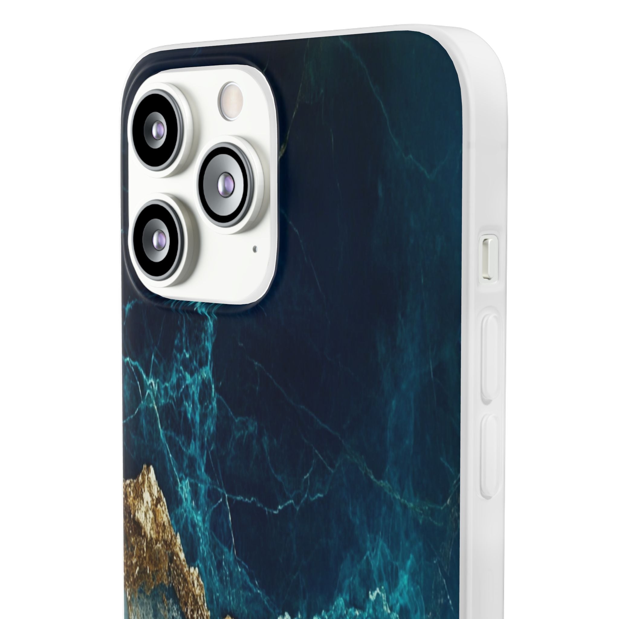 Gezacktes Gold Split iPhone 13 Pro Max - Soft