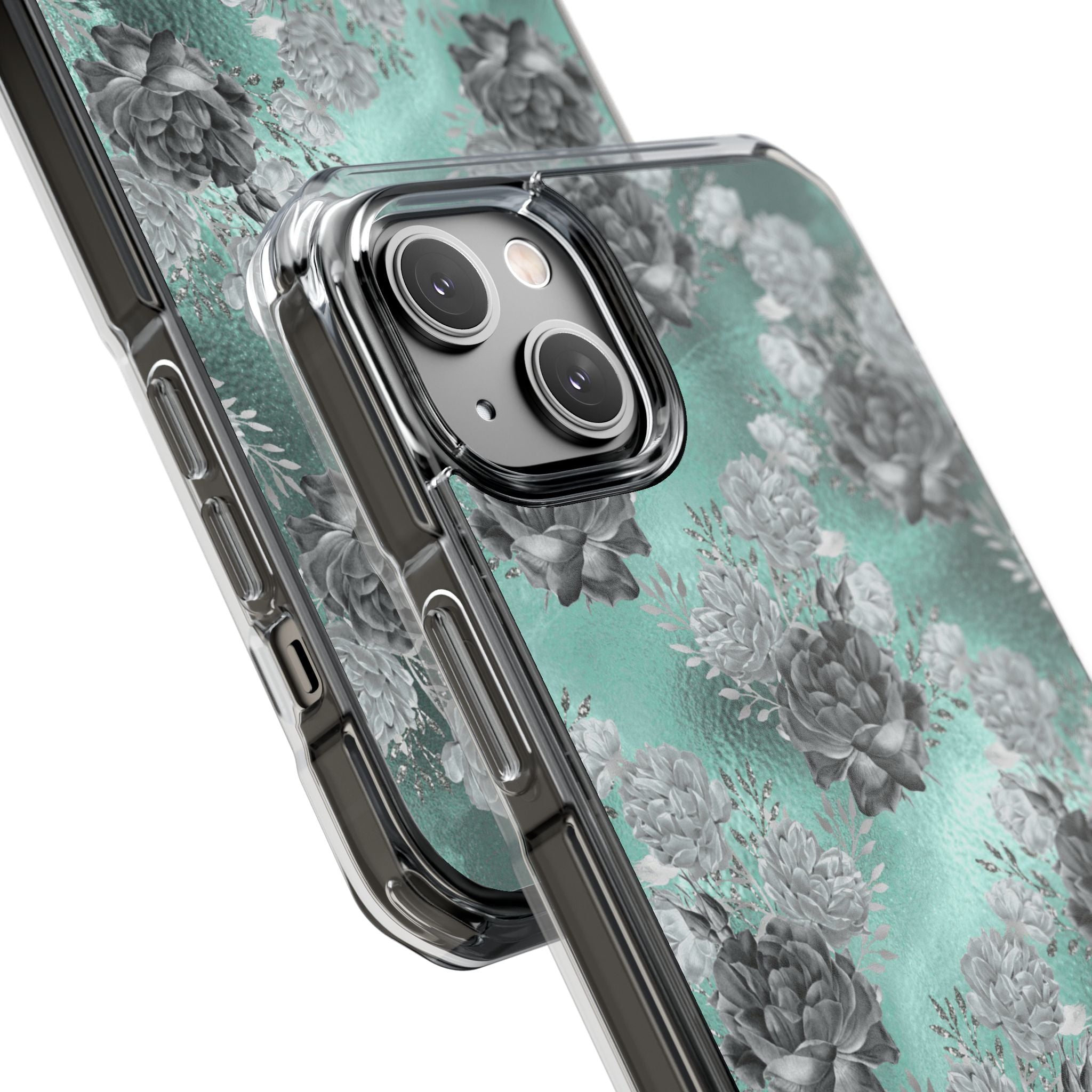Frost Mint Floral · Impact Magsafe
