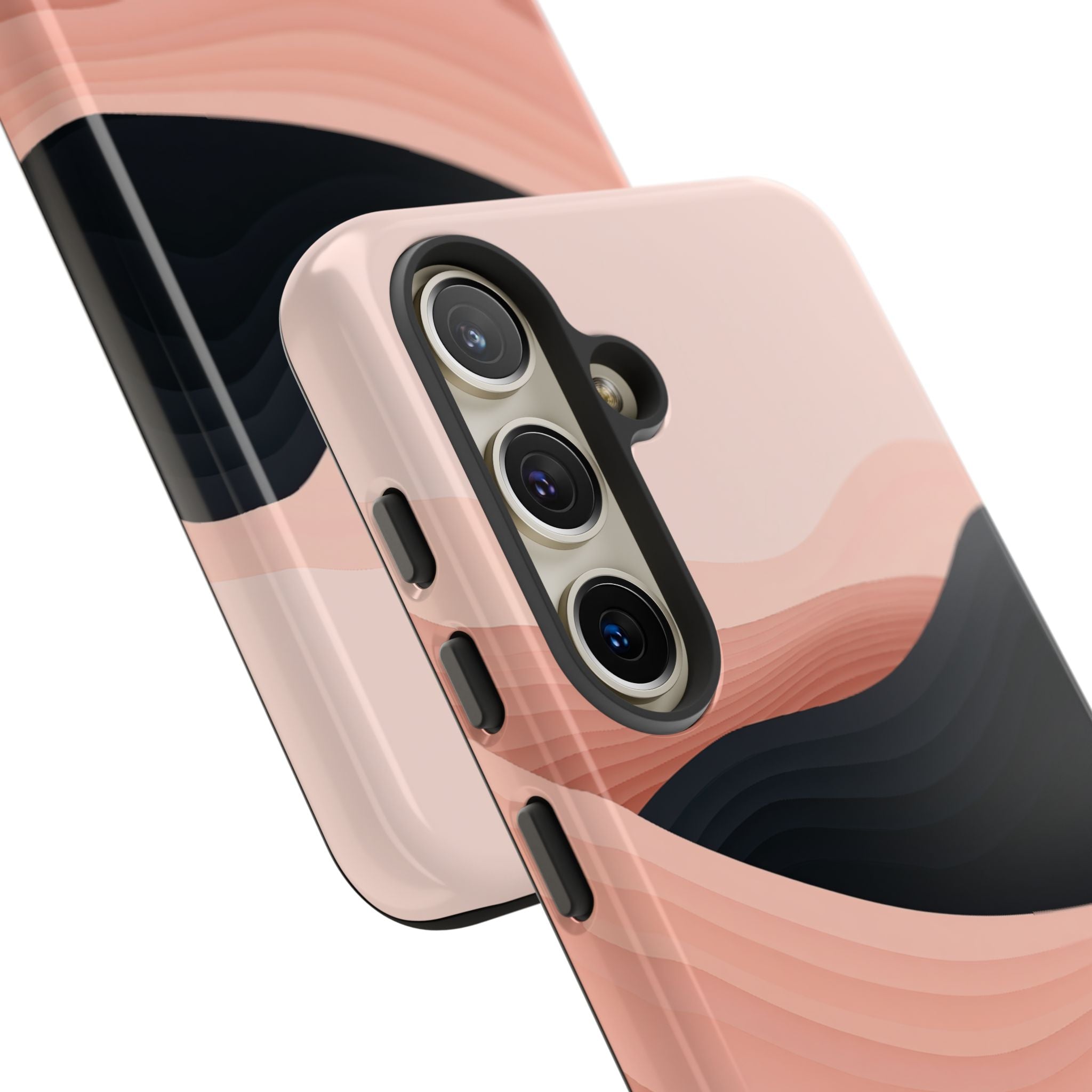 Pink Tough Phone Case for Samsung - Dune Shadow Layers