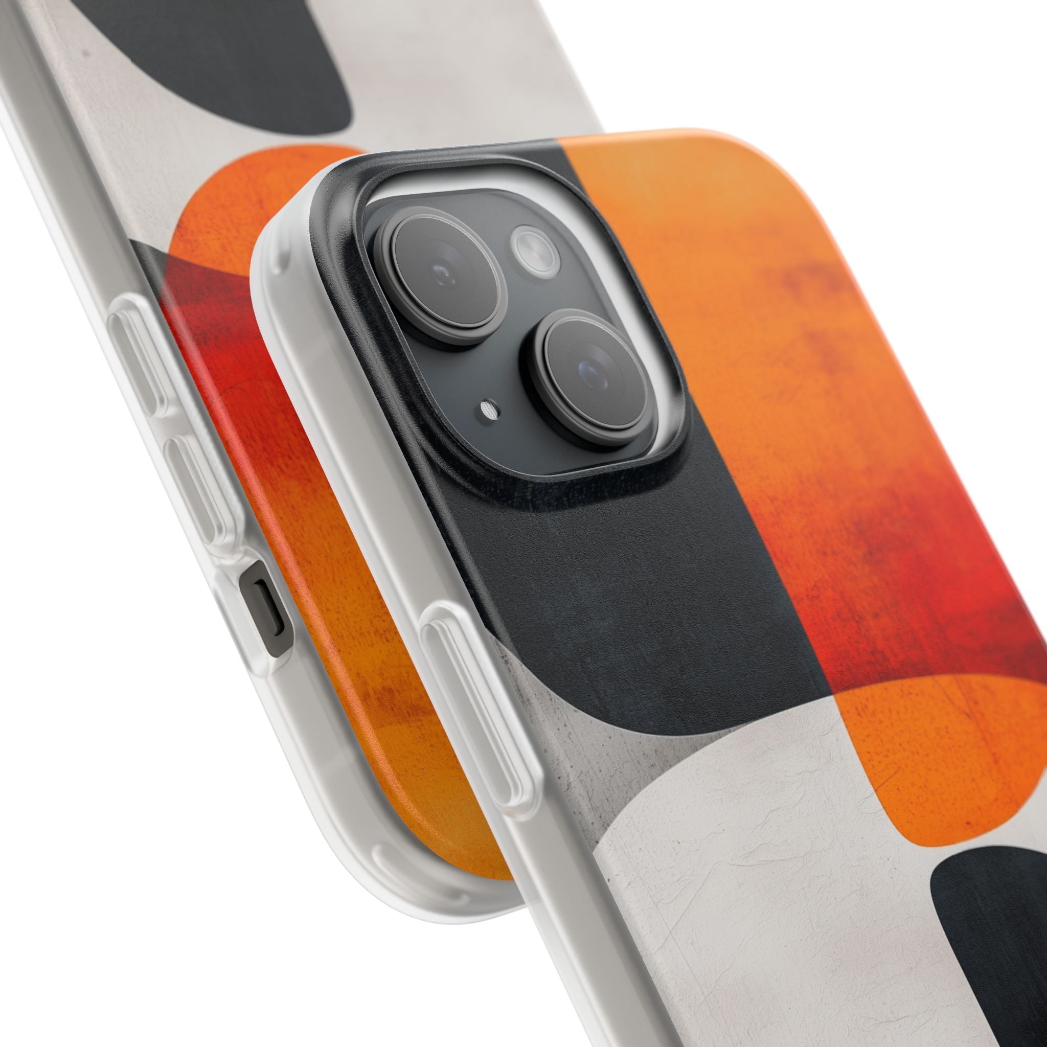 Burnt Amber Flow · Soft Phone Case for iPhone