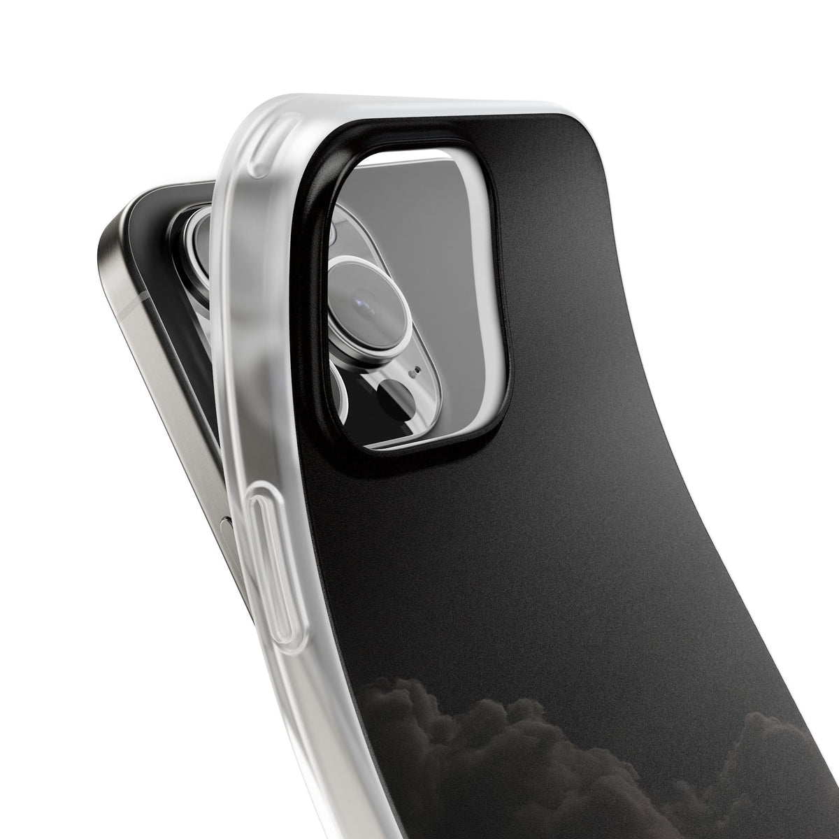 Crimson Fog Void · Lite Phone Case for iPhone · Black