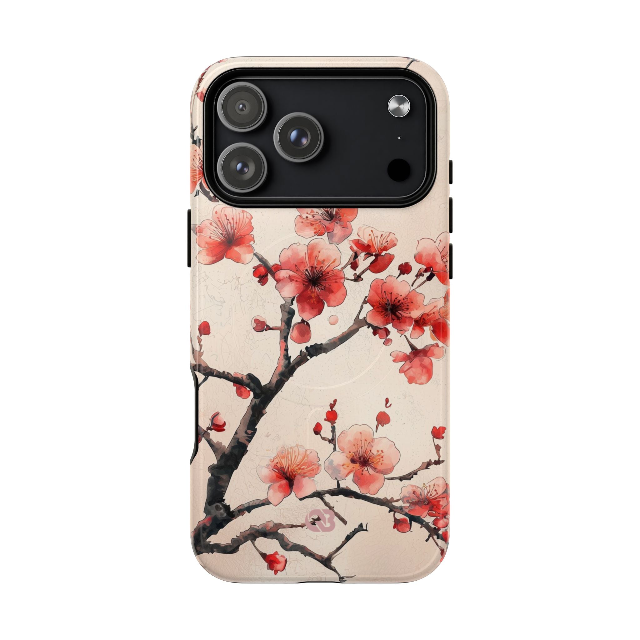 Crimson Silk Flora · Tough+ Custodia per iPhone · Magsafe