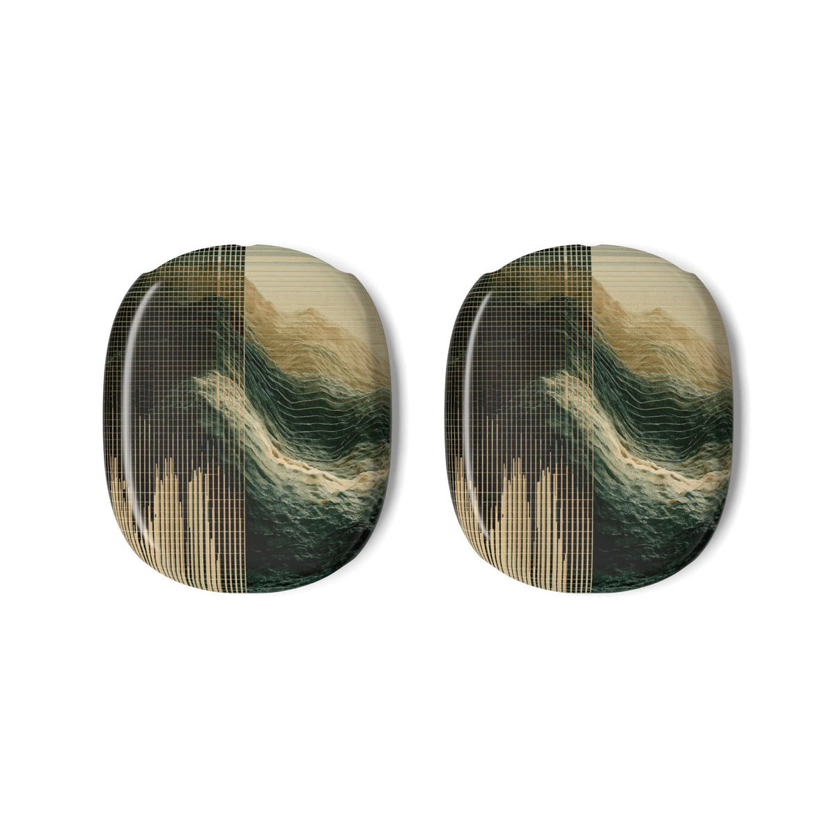Orbital Topography · Hard Case for AirPods Max · Green