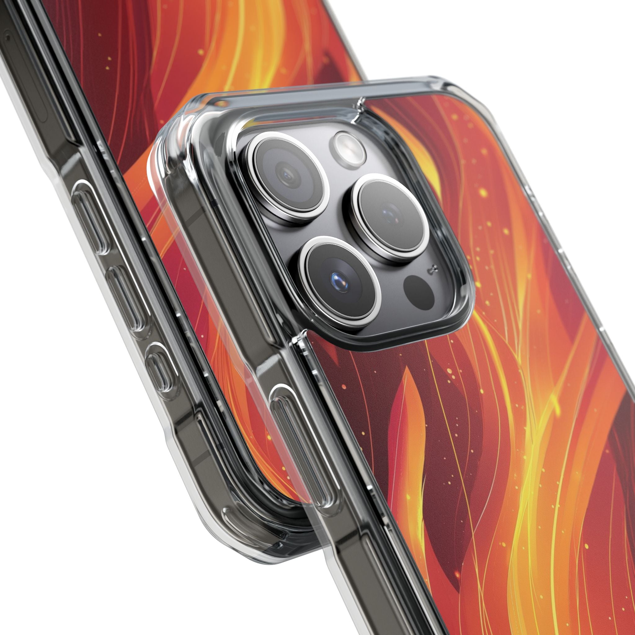 Flaming Flow iPhone 15 Pro Case - Impact