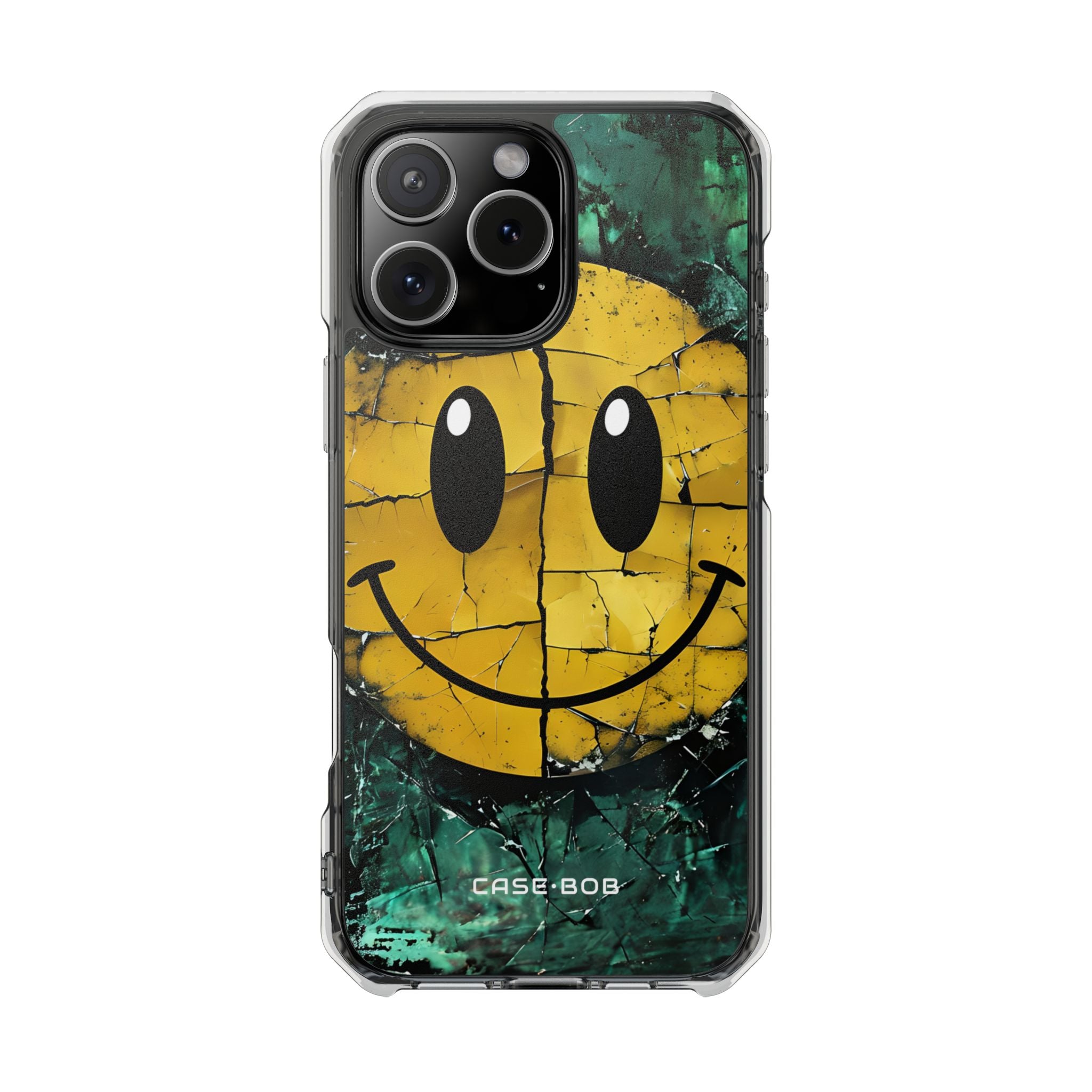 Zerbrochener Smiley iPhone 16 Pro Max Case - Impact