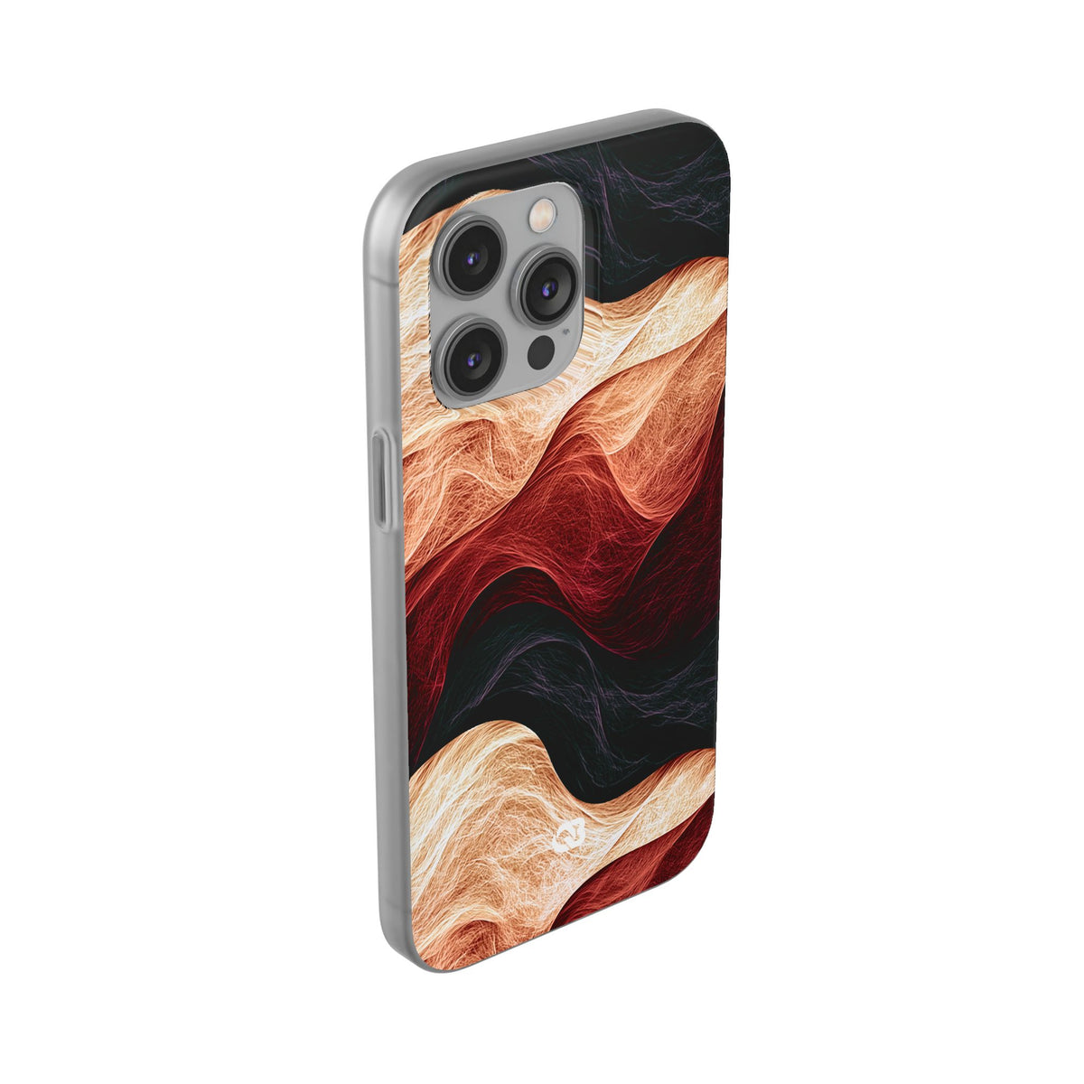 Ember Wave Dispersion · Lite Phone Case for iPhone · Red