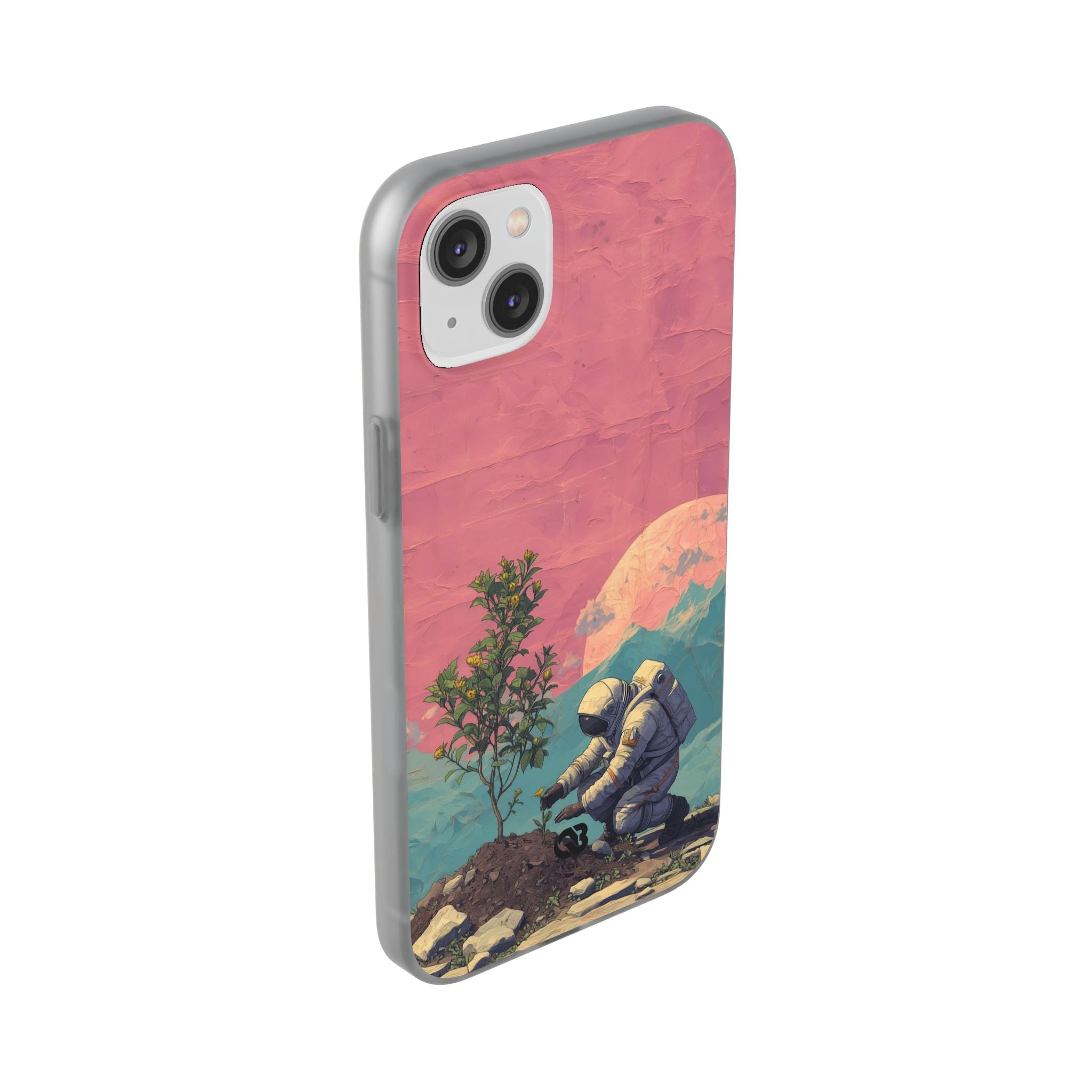Lunar Pastel Bloom · Soft Phone Case for iPhone