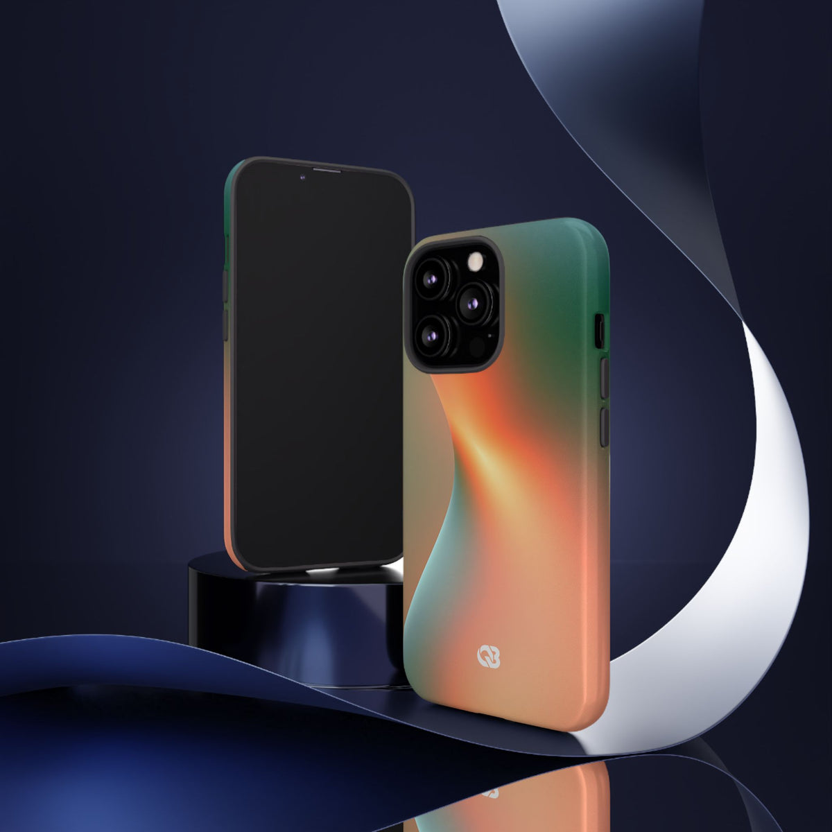 Radiant Contour · Tough Phone Case for iPhone · Orange