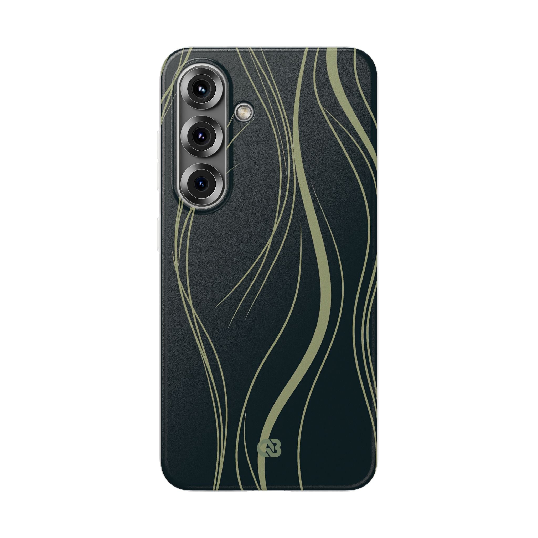 Green Lite Phone Case for Samsung - Obsidian Sage Flow