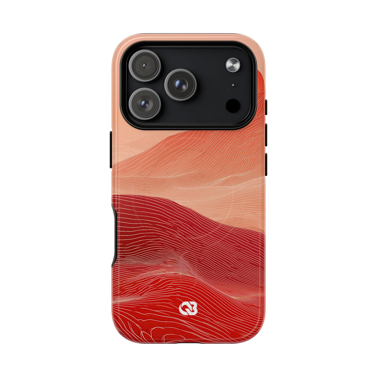 Crimson Horizon · Tough 2.0 Magnetic Phone Case for iPhone · Red