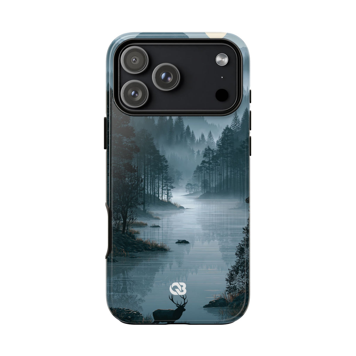 Silent Nordic Fjord · Tough Phone Case for iPhone · Blue