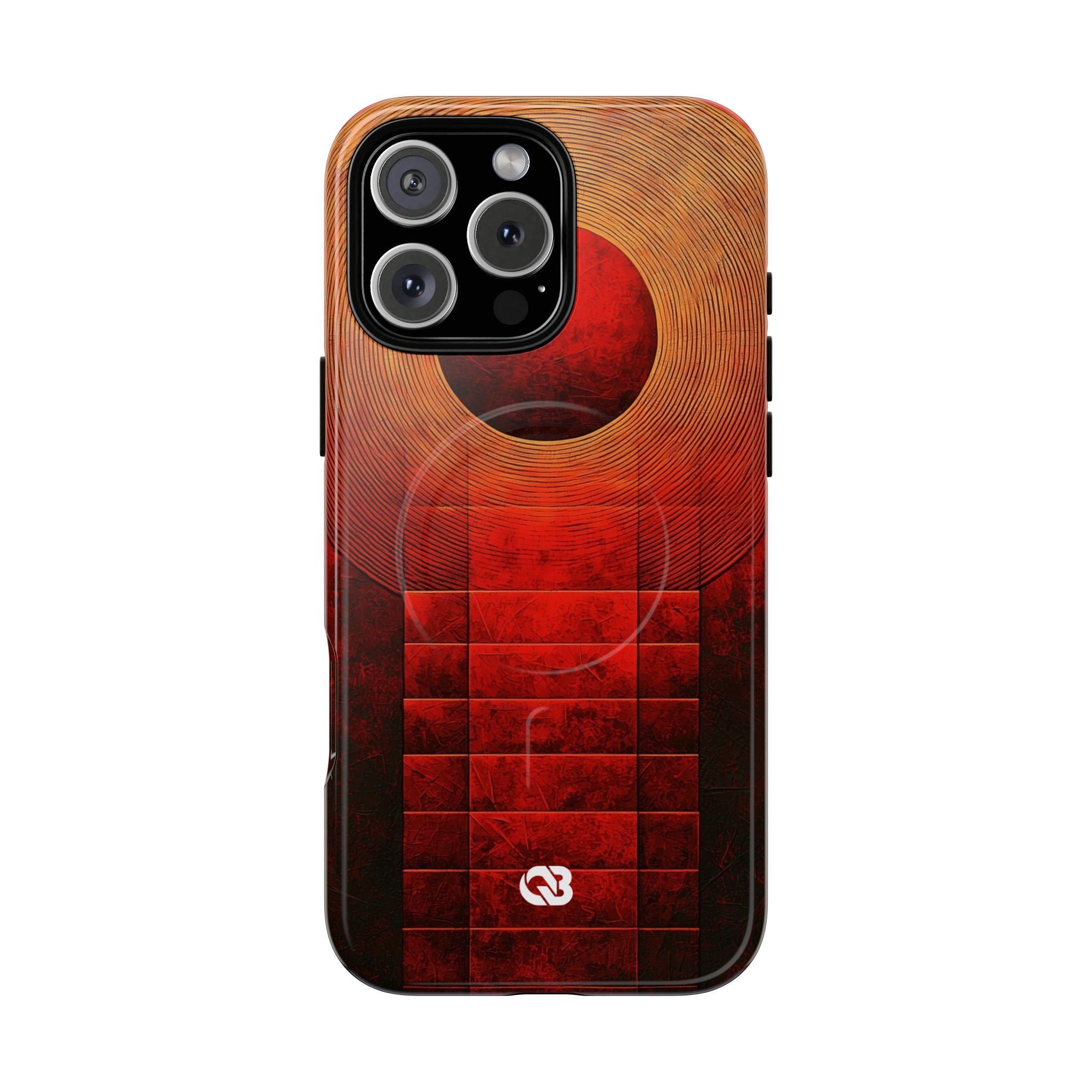 Crimson Solar Halo · Tough+ Capa para iPhone · Magsafe