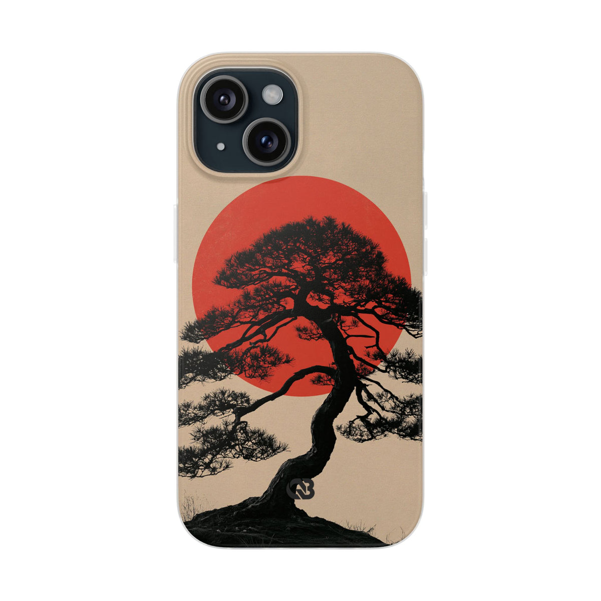 Crimson Pine Solitude · Lite Phone Case for iPhone · Beige