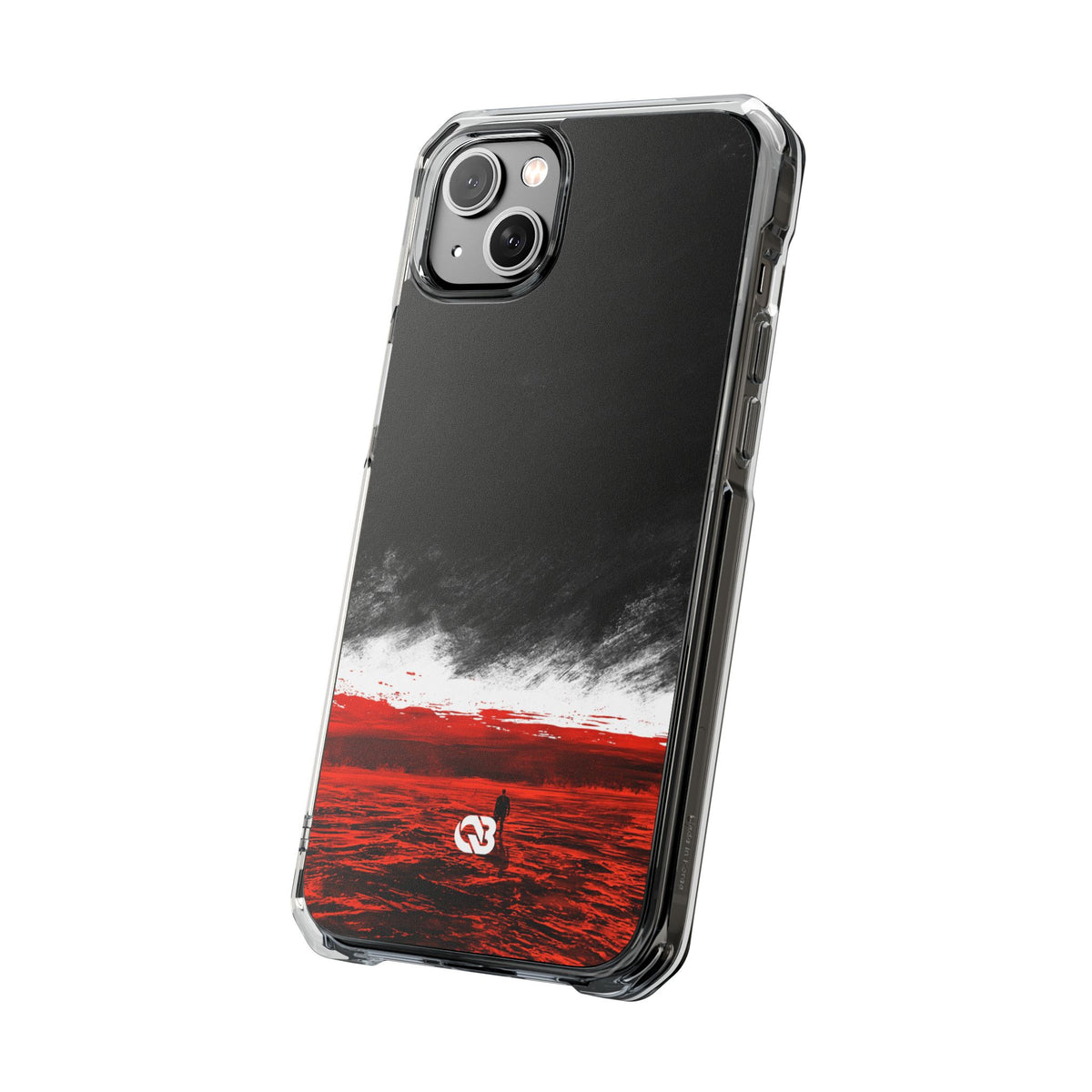 Crimson Horizon · Impact Magnetic Phone Case for iPhone · Black
