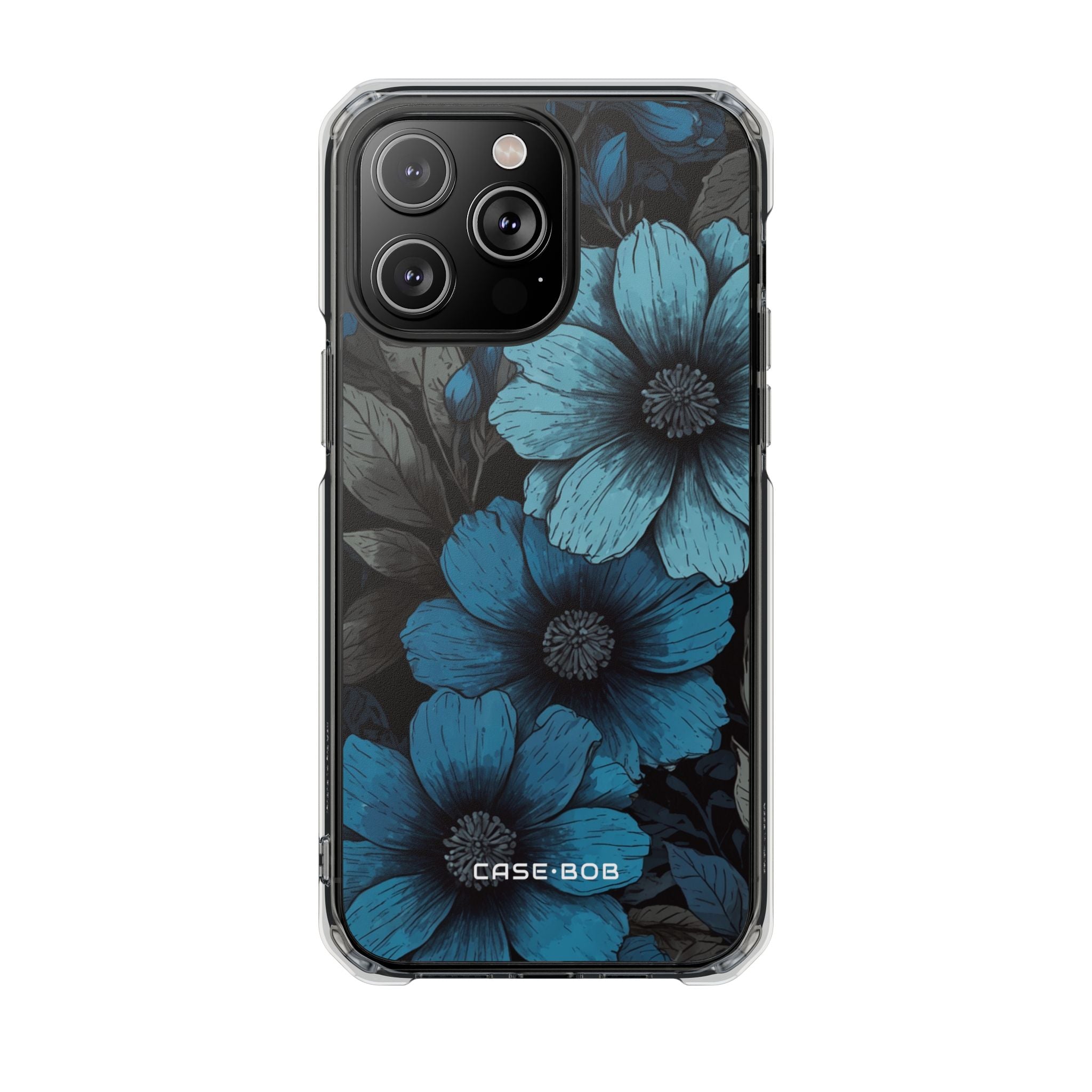 Blue Petal Radiance iPhone 14 Pro Max Case - Impact