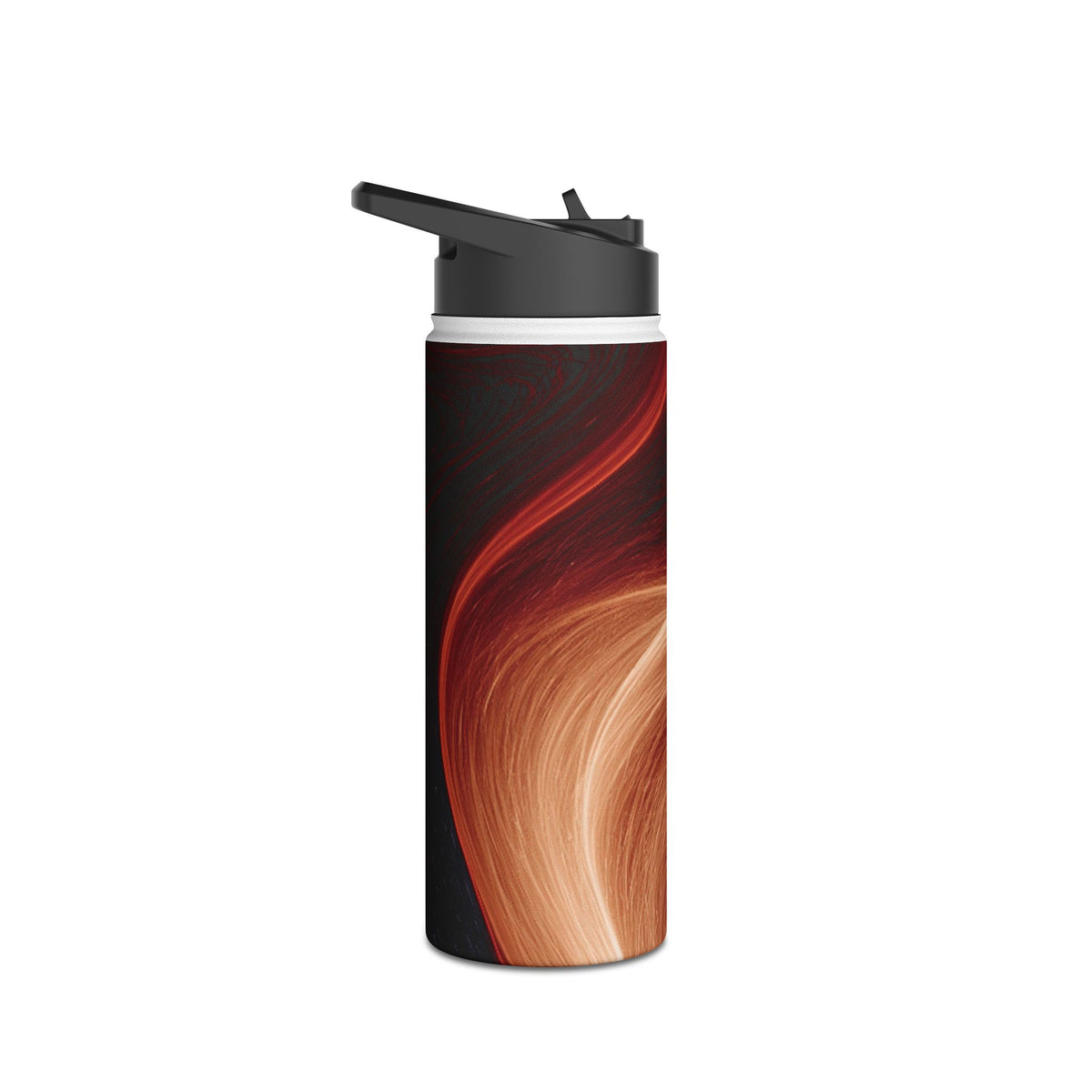 Solar Ember Flow · Insulated Water Bottle · Orange