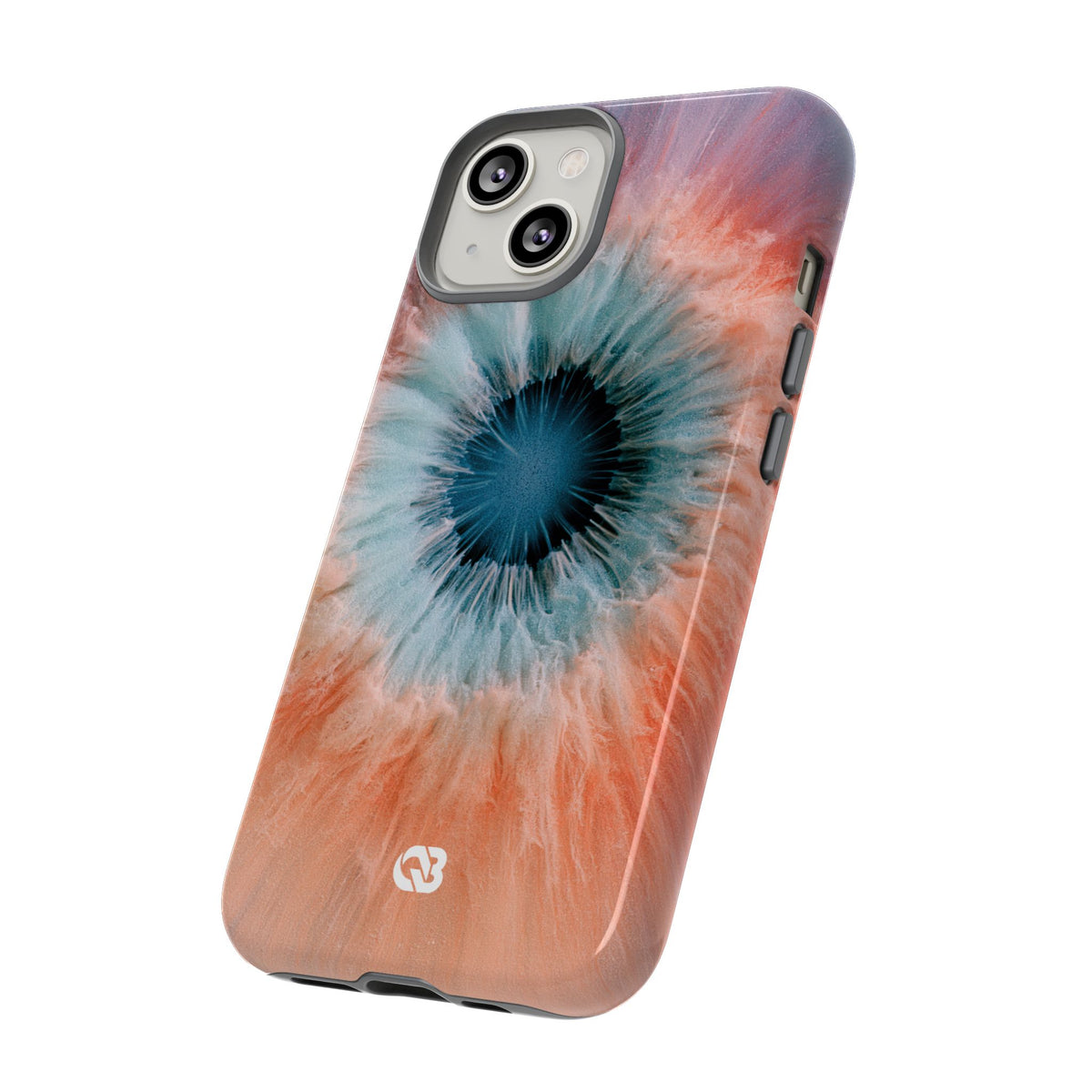 Radiant Aura Core · Tough Phone Case for iPhone · Orange