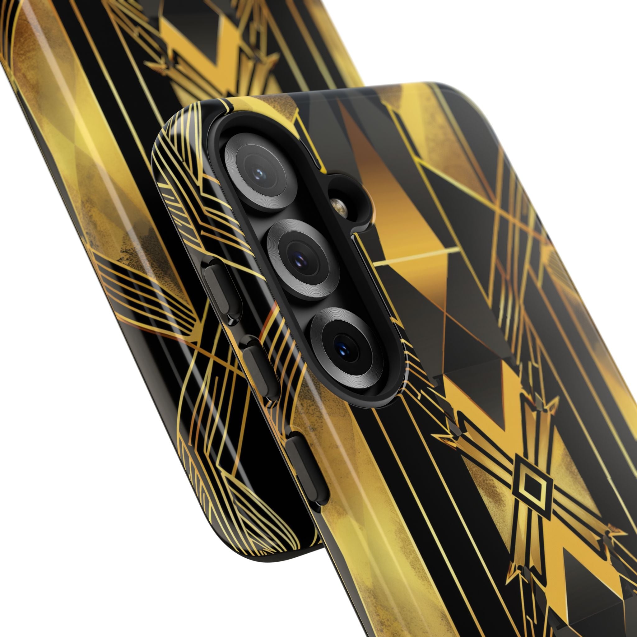 Golden Diamond Radiance Samsung S25 Plus Cover - Tough