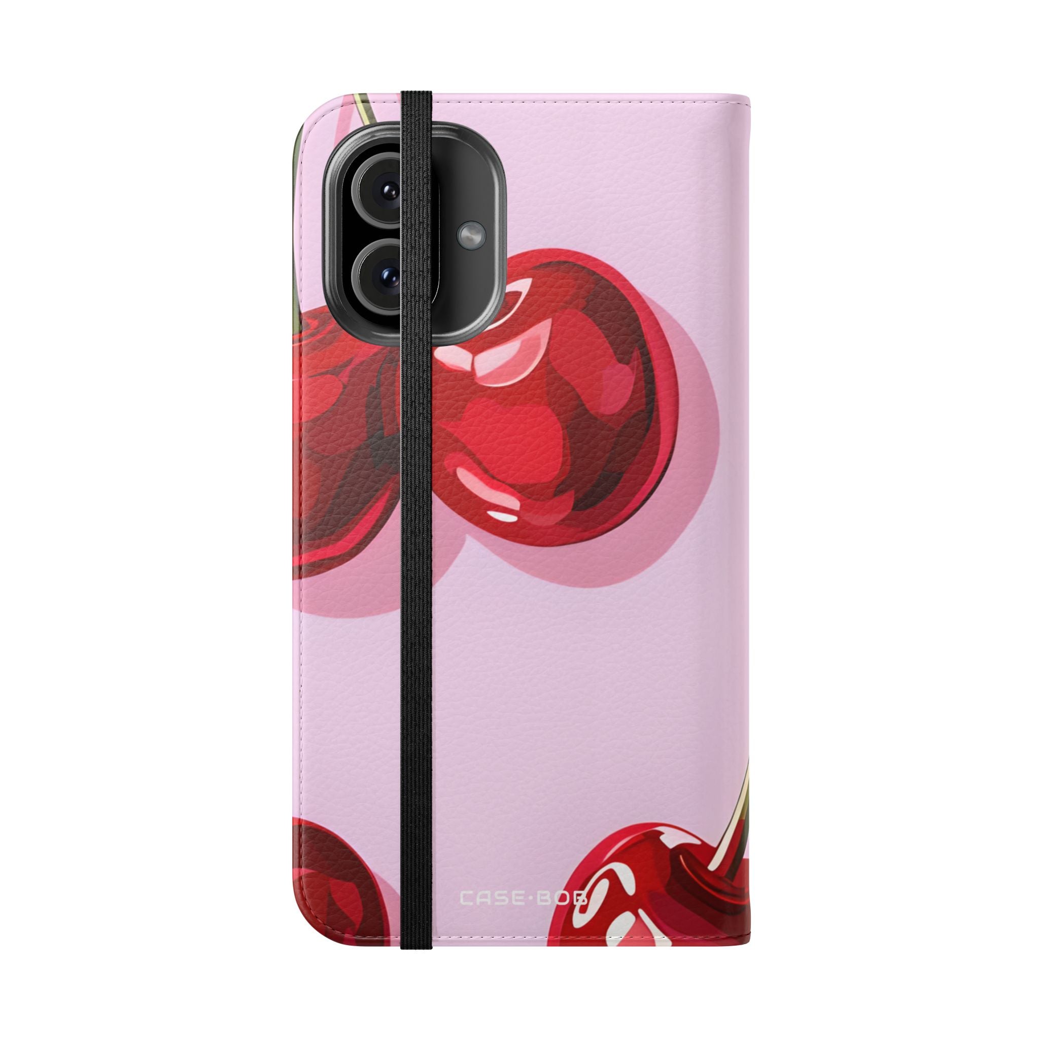 Glossy Cherry Glow - iPhone 16 Plus Case - Wallet