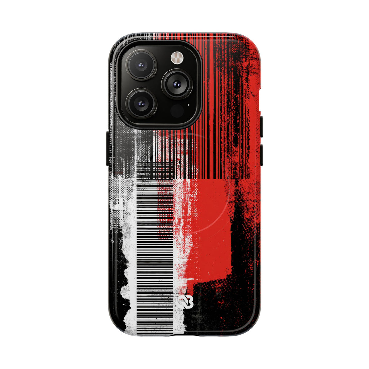Distorted Barcode · Tough 2.0 Magnetic Phone Case for iPhone · Black