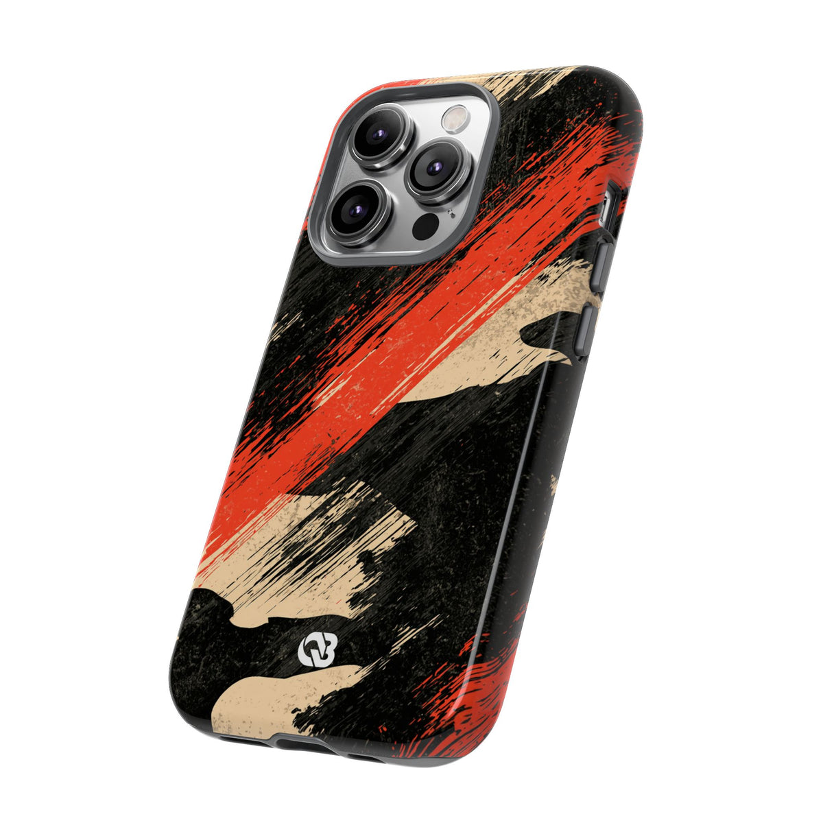 Urban Slash Camo · Tough Phone Case for iPhone · Black