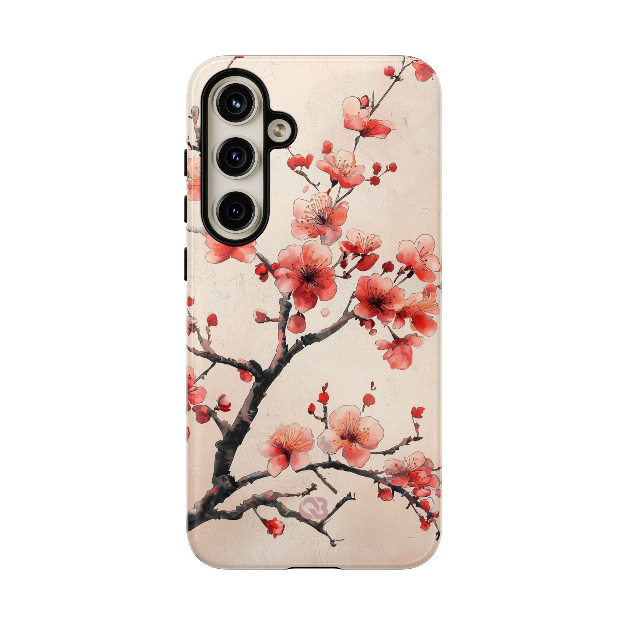 Crimson Silk Flora · Tough Phone Case for Samsung
