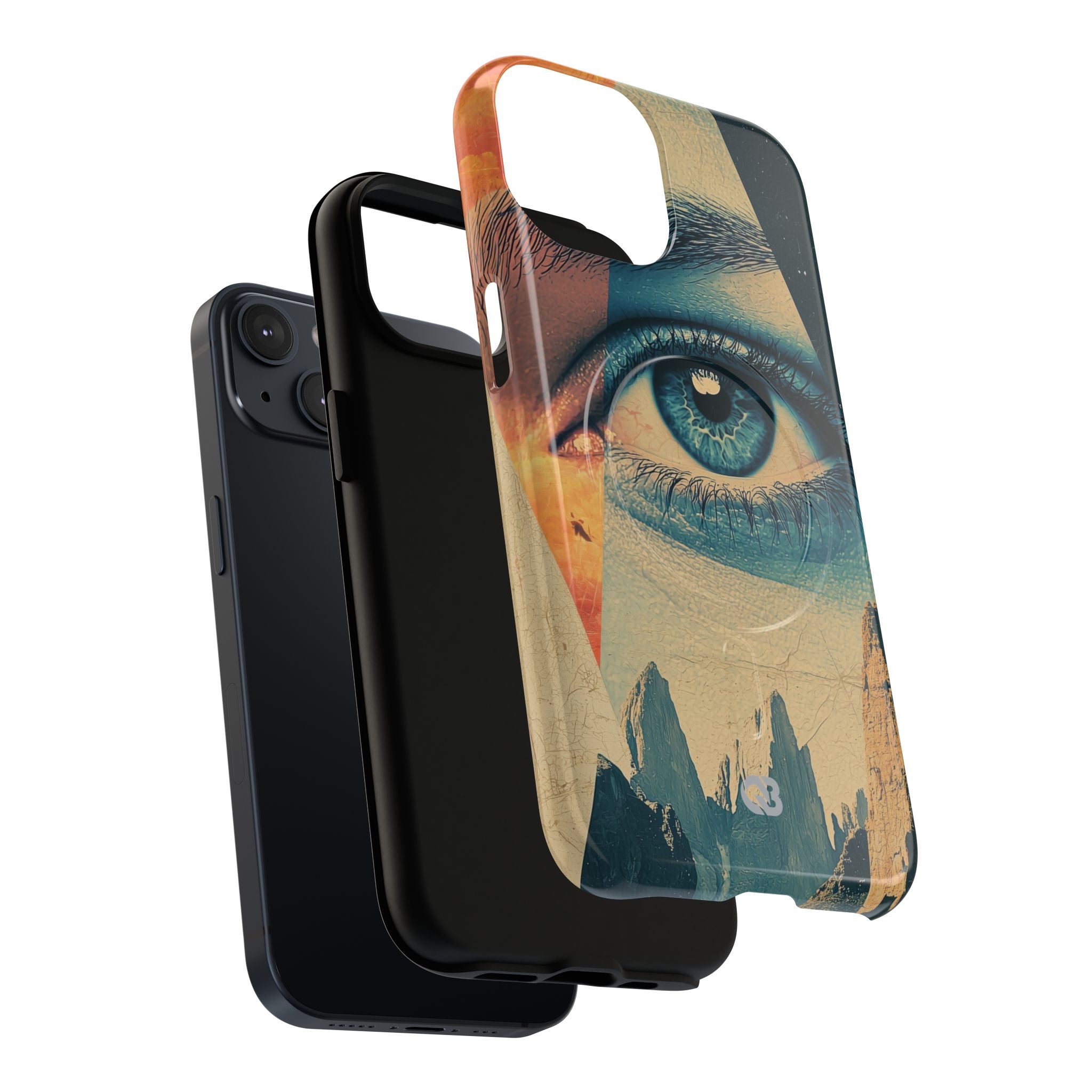 Fragmented Peak Gaze · Tough+ Phone Case for iPhone · Magsafe