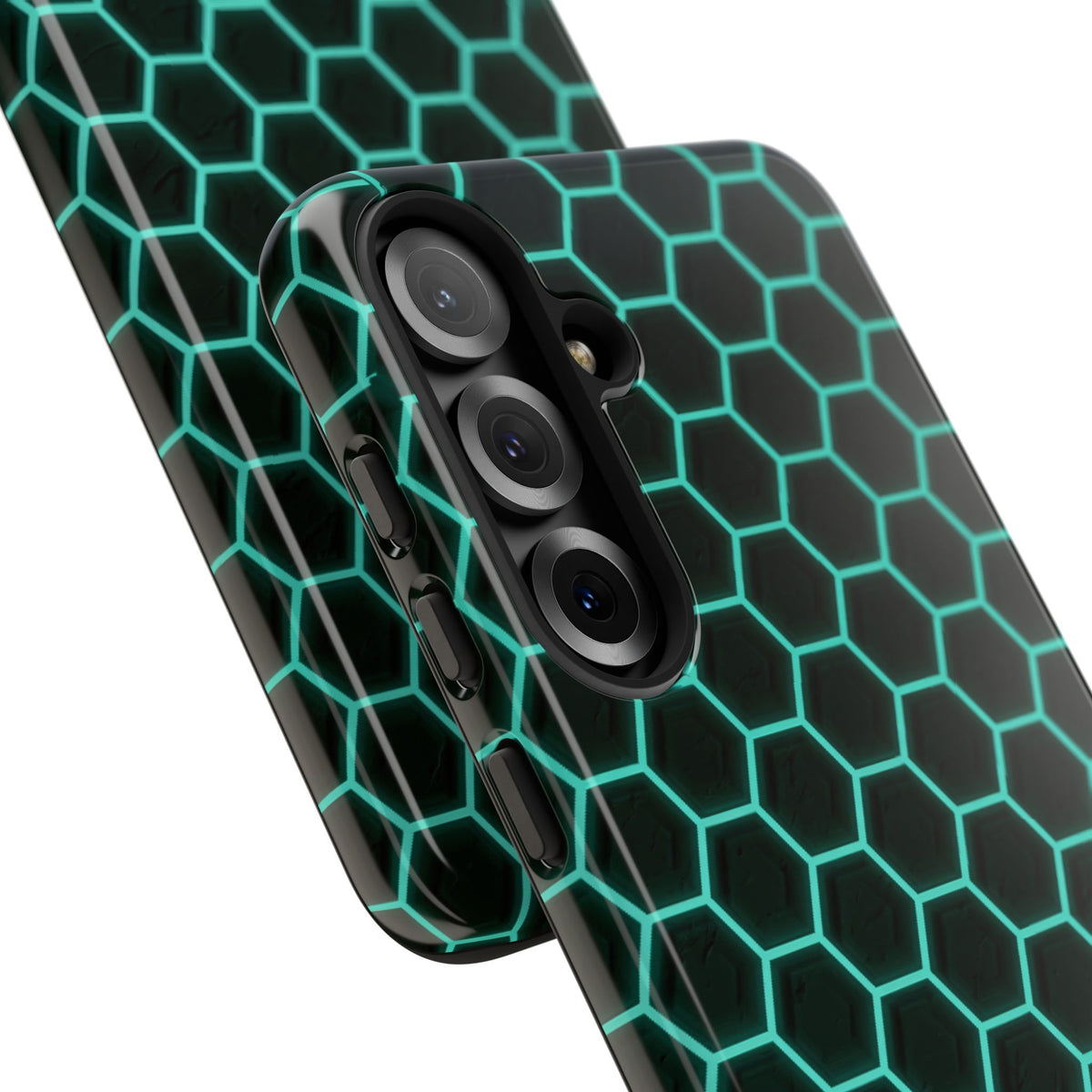 Neon Hex Spectrum · Tough Phone Case for Samsung · Teal