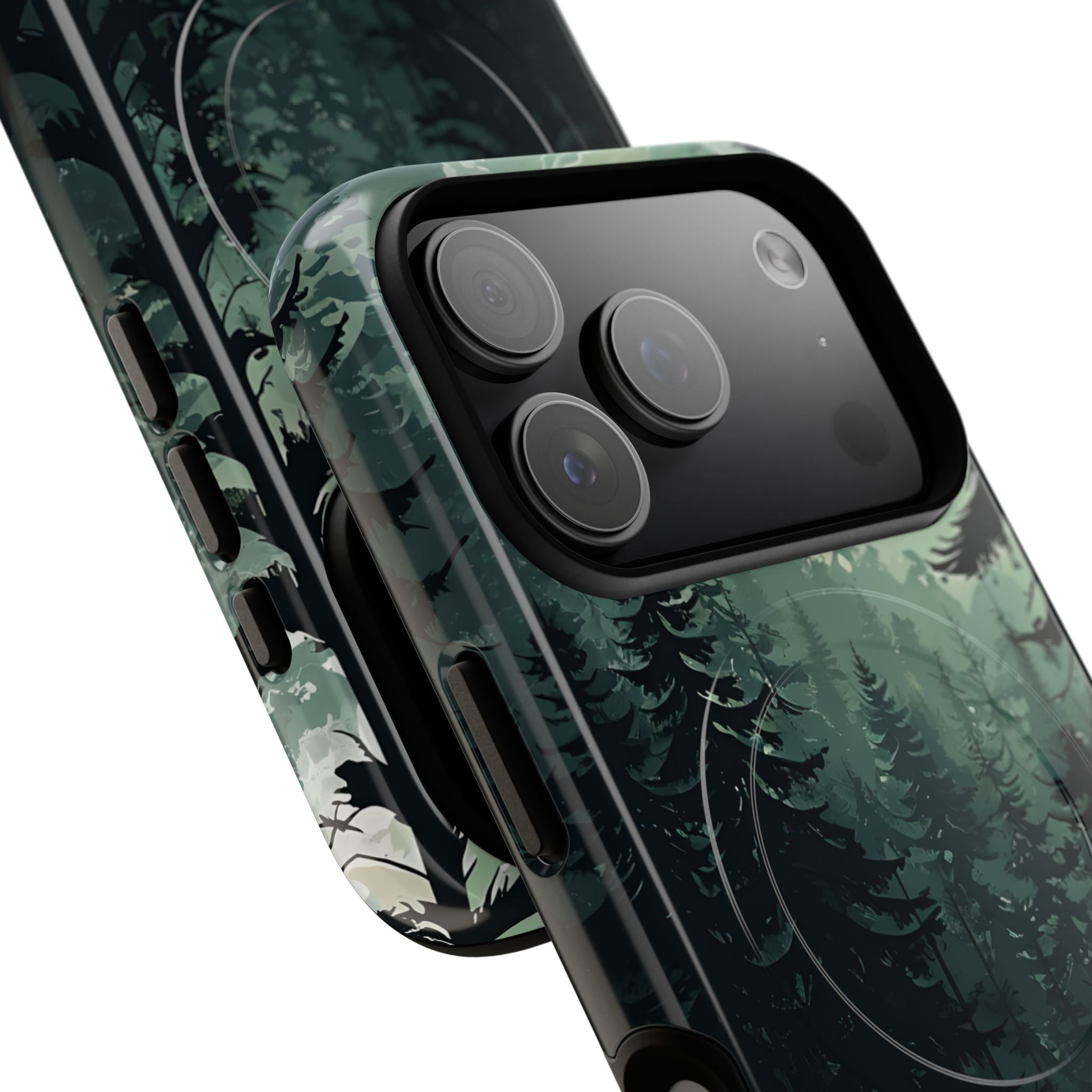 Misty Pine Shadow · Tough+ Phone Case for iPhone · Magsafe