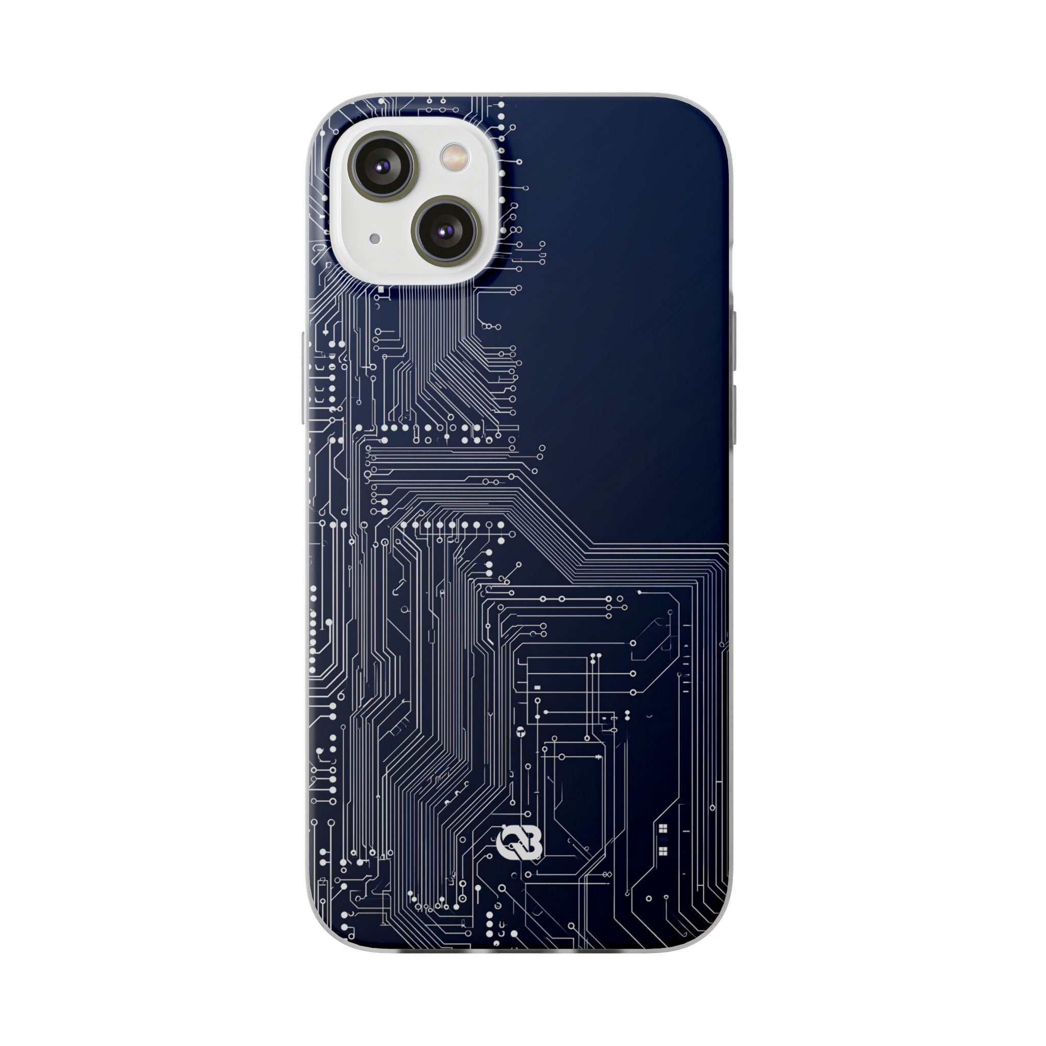 Blue Lite Phone Case for iPhone - Cobalt Data Stream