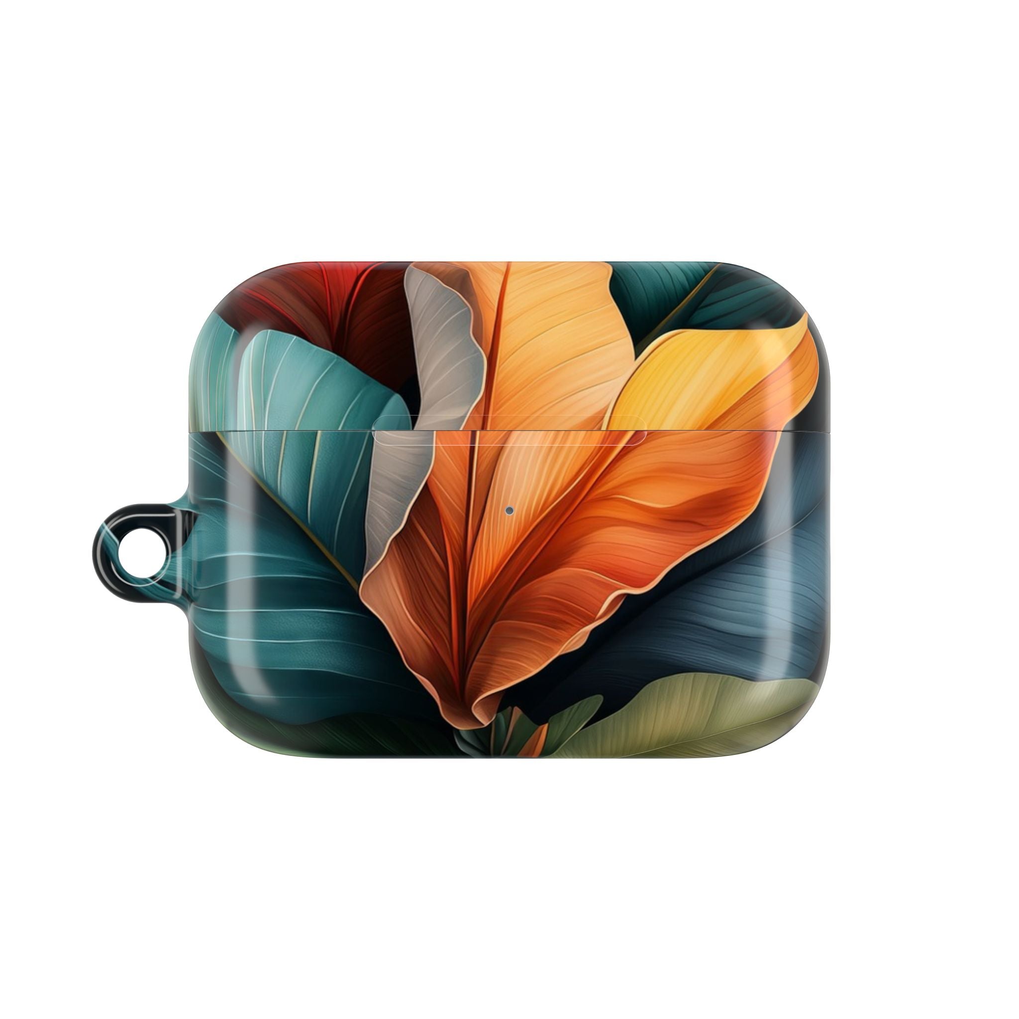 Tropical Ember Leaves - AirPods Case