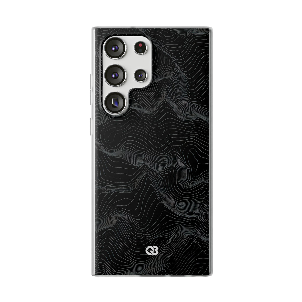 Obsidian Contour Elevation · Lite Phone Case for Samsung · Black