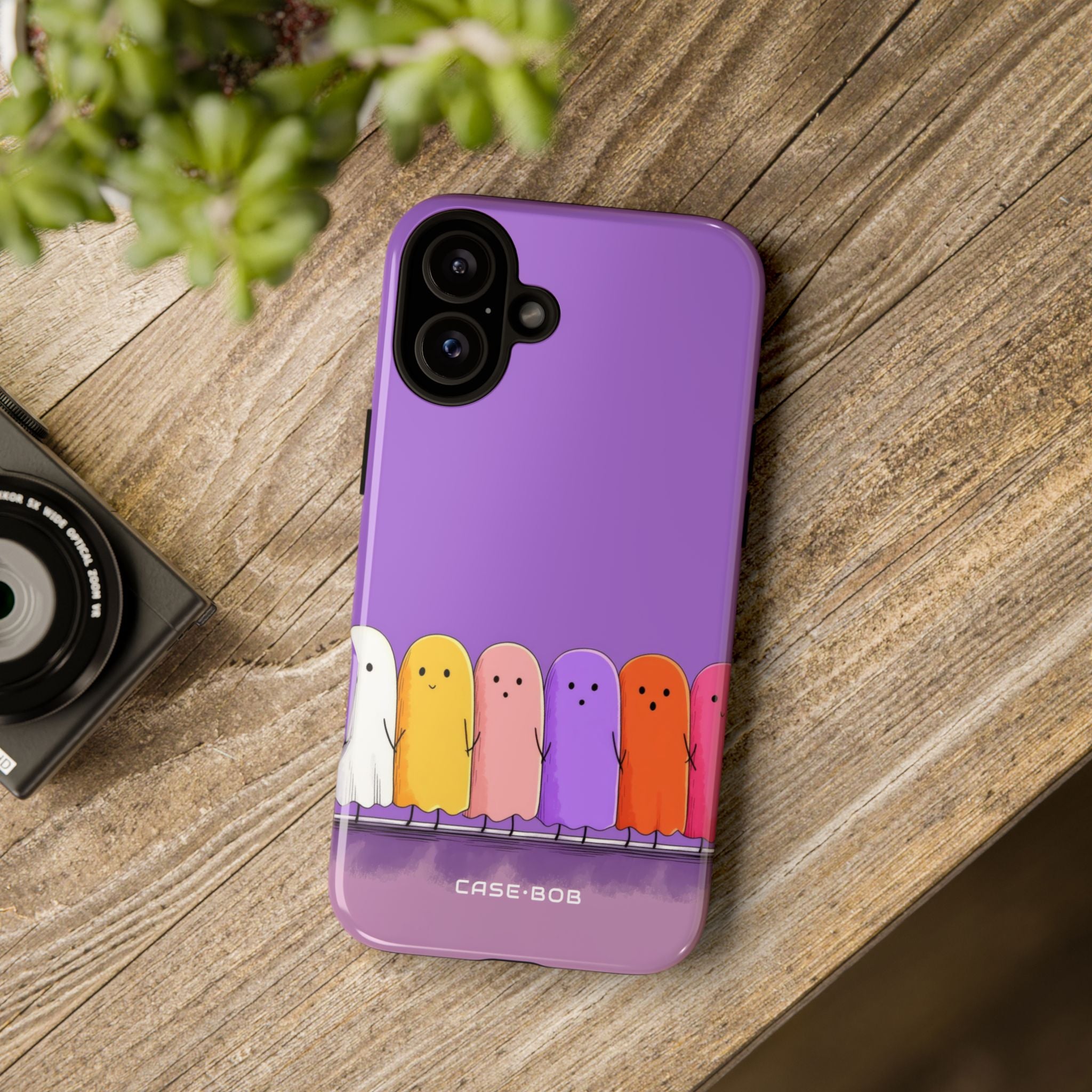 Colorful Ghosts iPhone 16 Plus Case - Tough