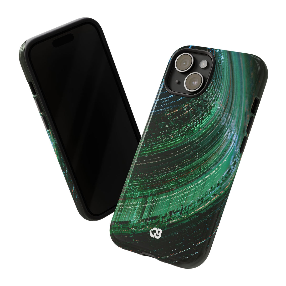 Orbital Data Stream · Tough Phone Case for iPhone · Green