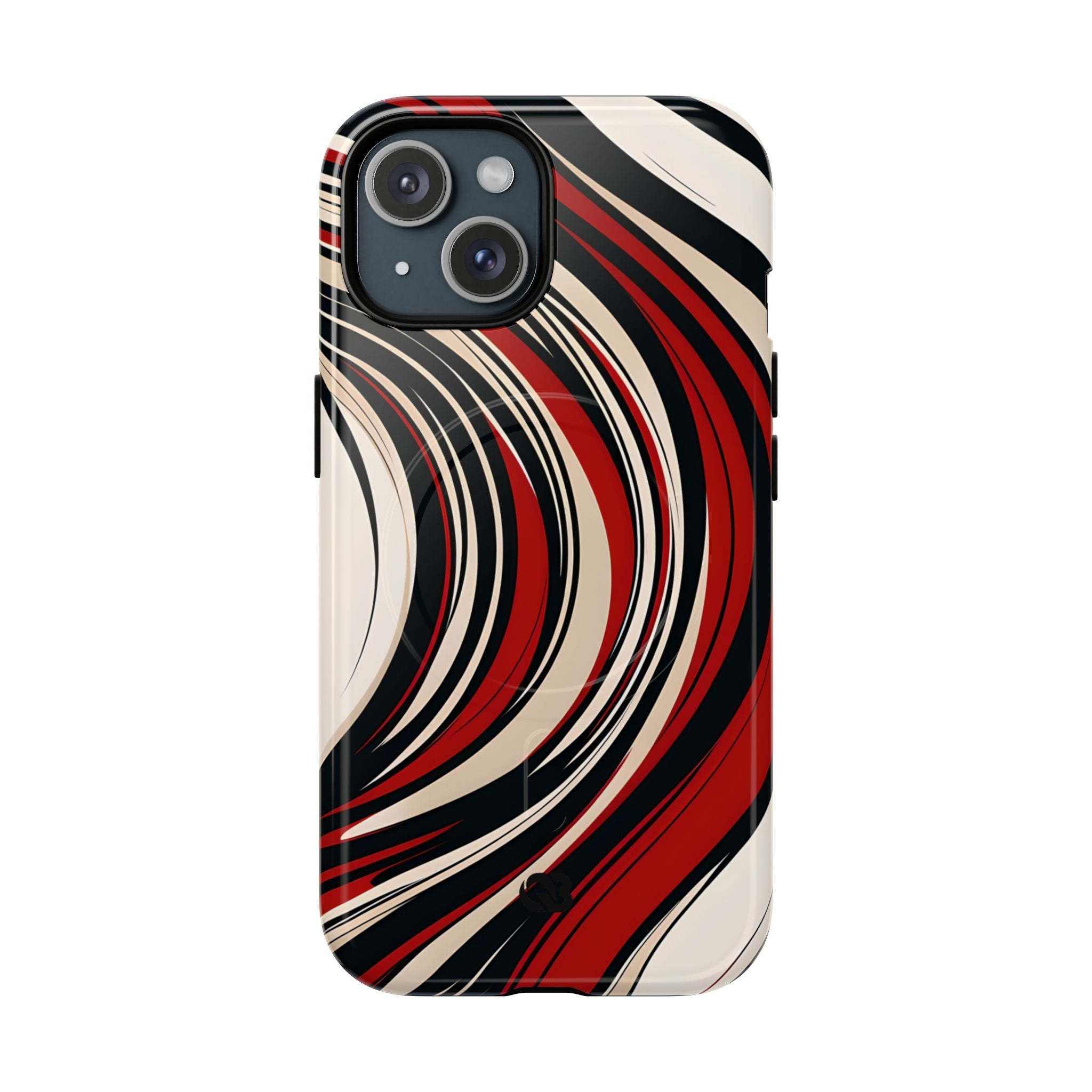 Crimson Flow Waves · Tough+ Magsafe