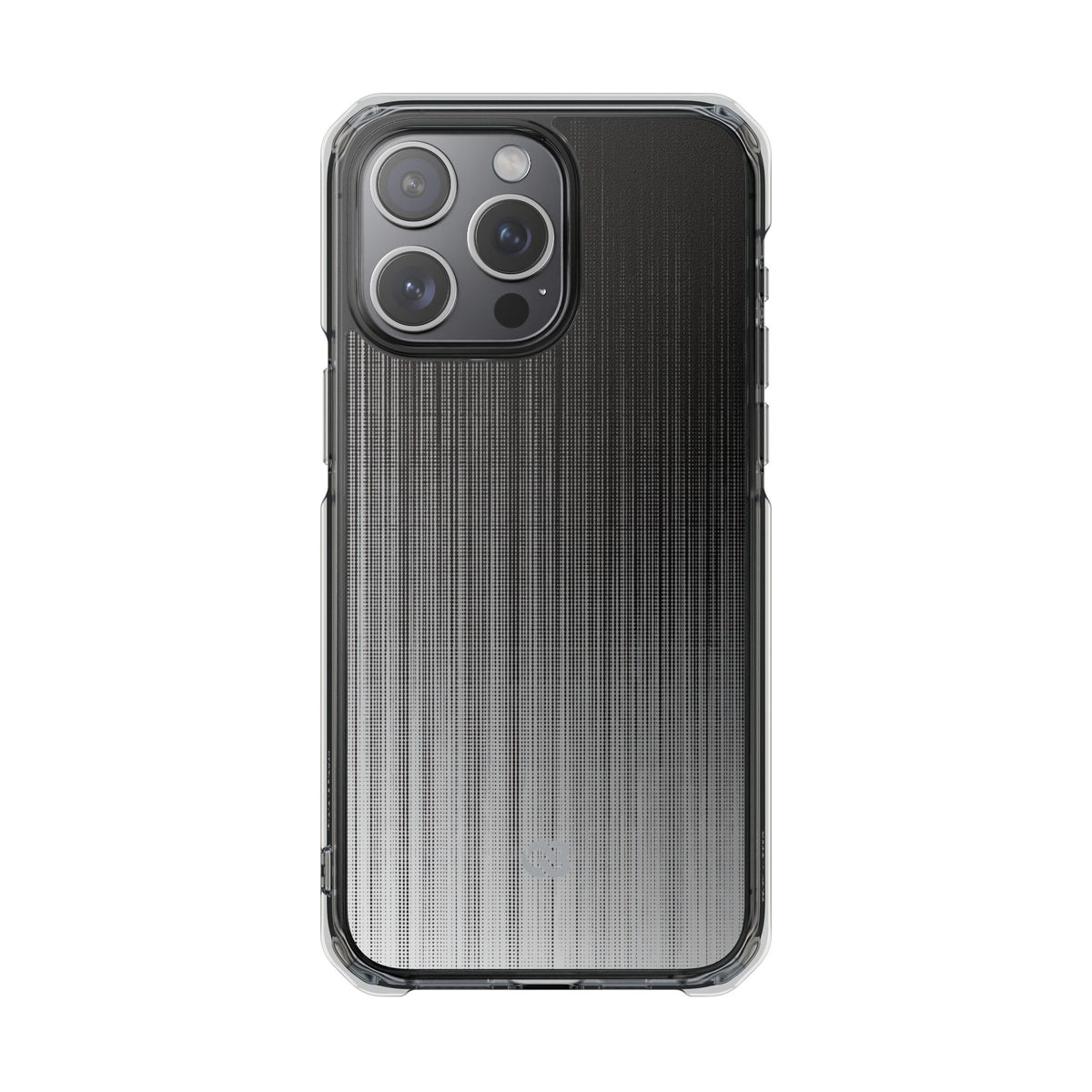 Grey Impact MagSafe Phone Case for iPhone - Static Vertical Dither