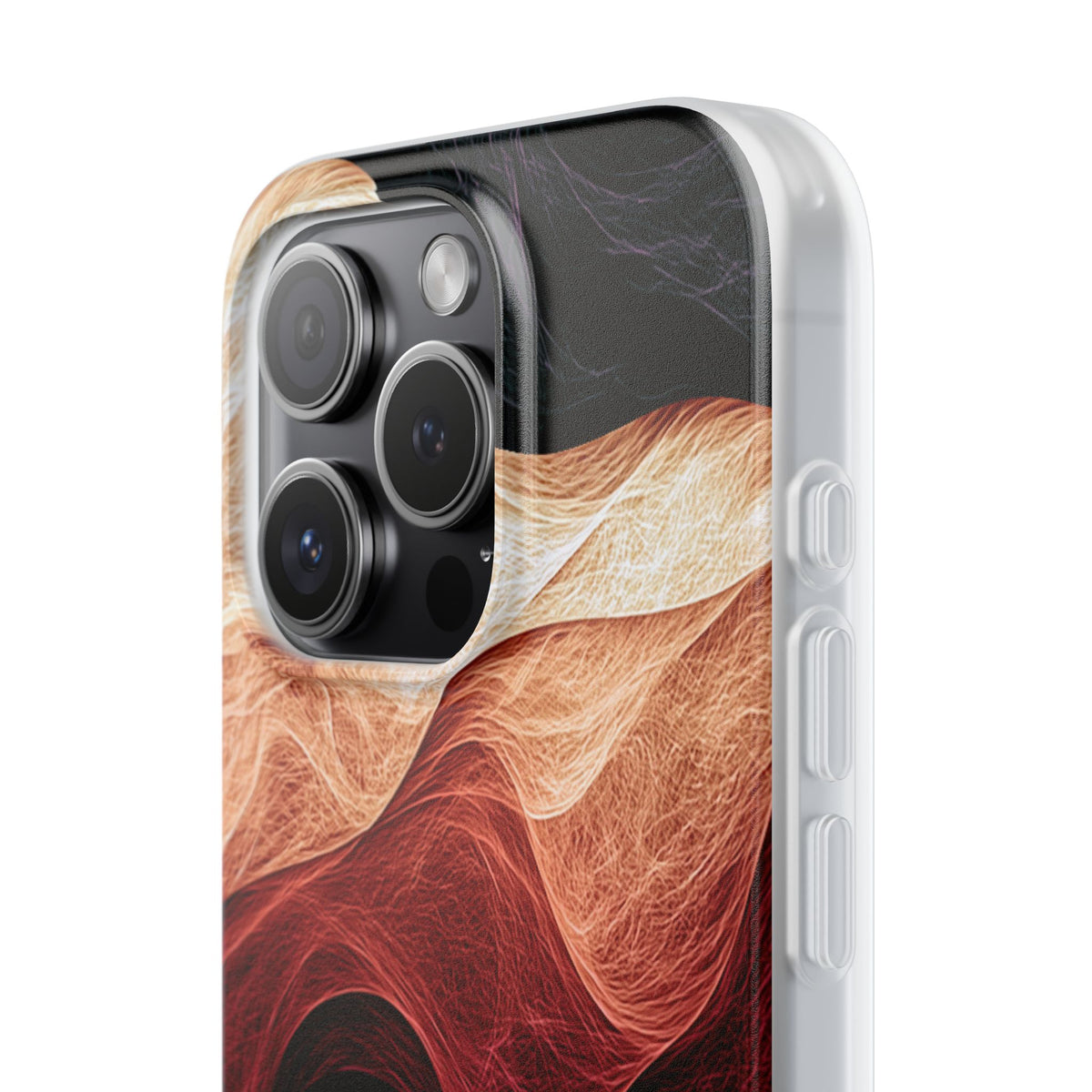 Ember Wave Dispersion · Lite Phone Case for iPhone · Red